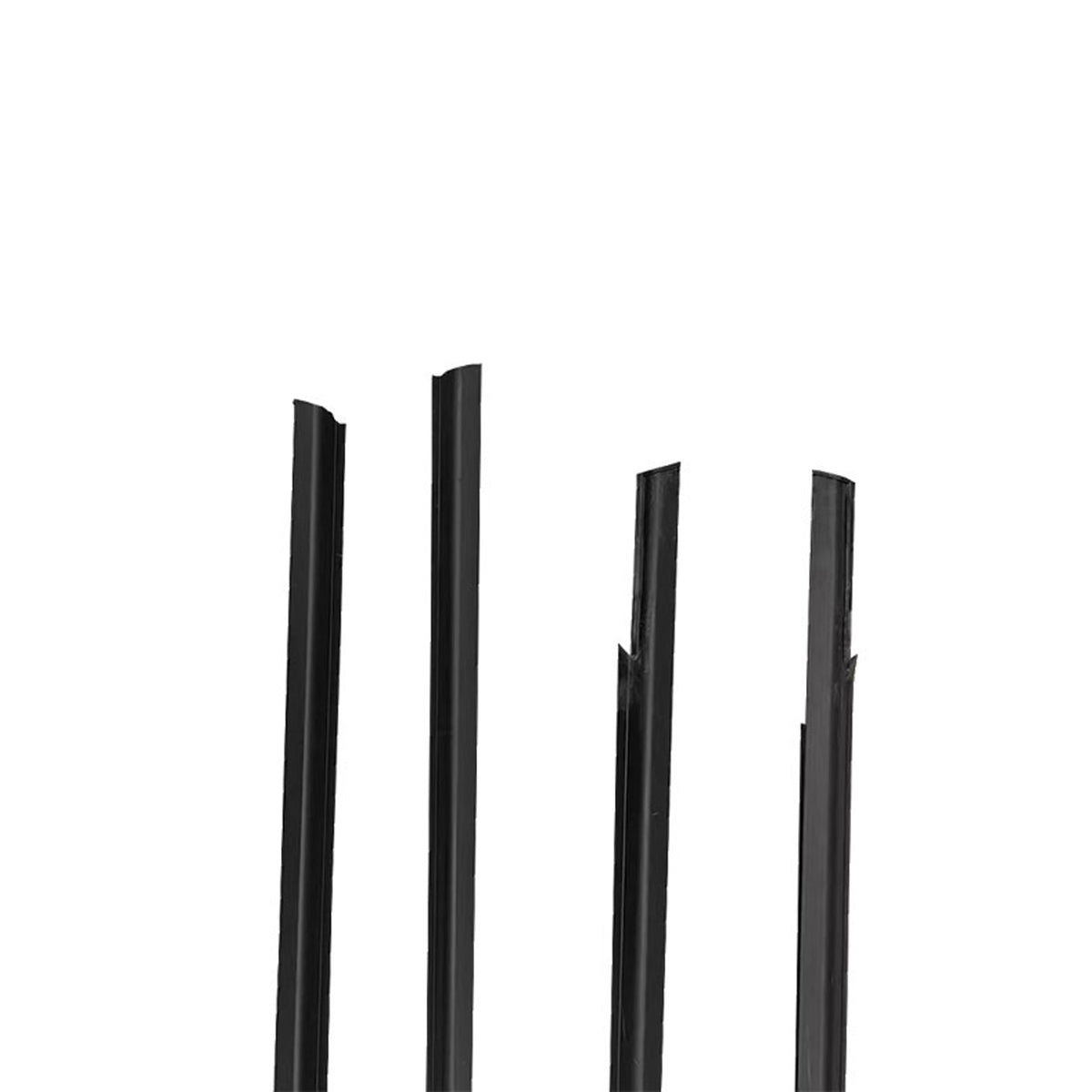 4PCS Joint de vitre de fenêtre Pour Peugeot 301 9802280780 Noir