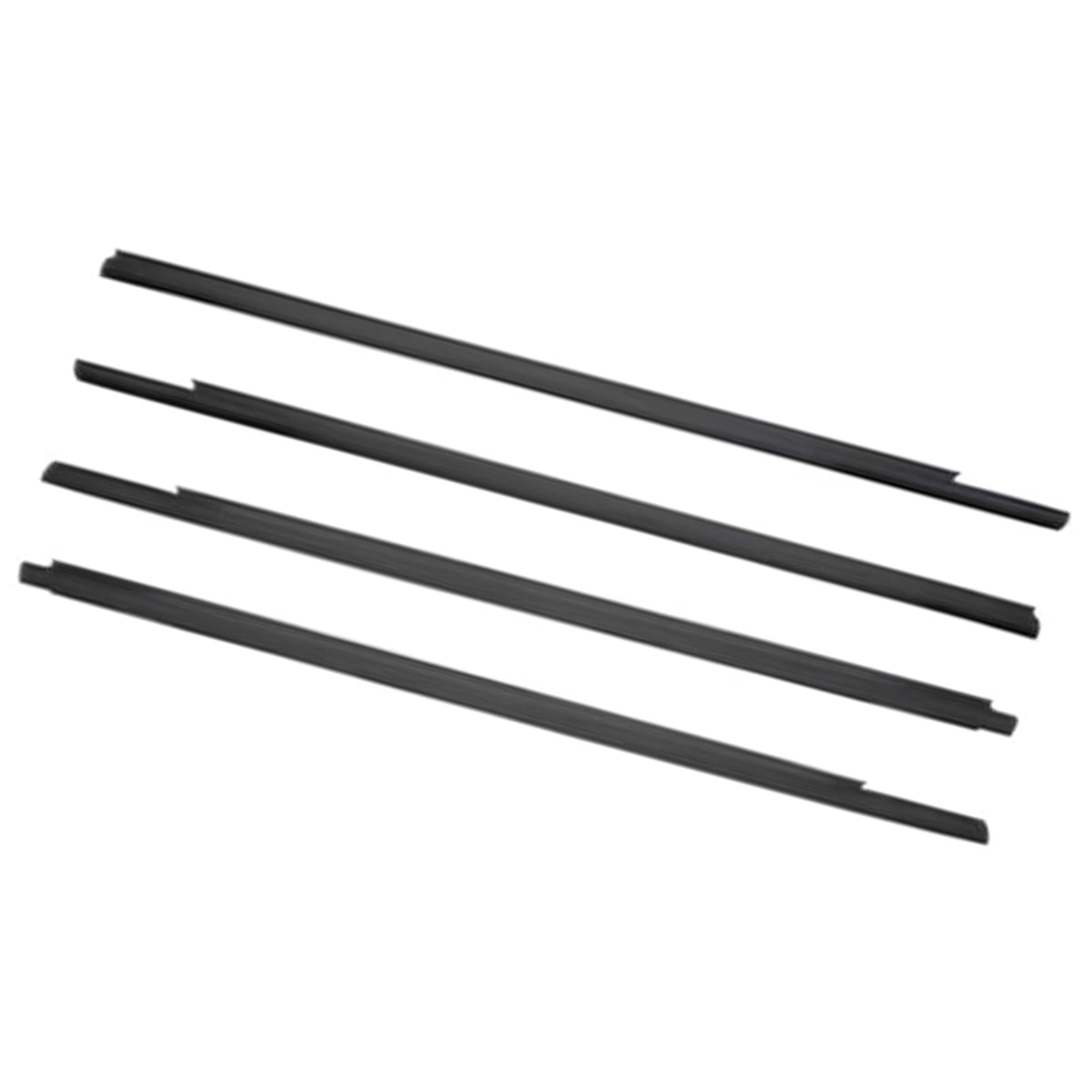 4PCS Joint de vitre de fenêtre Pour Peugeot 301 9802280780 Noir