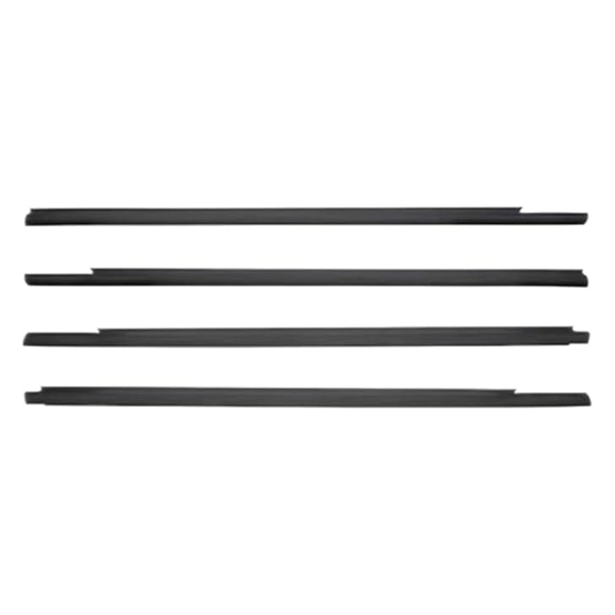 4PCS Joint de vitre de fenêtre Pour Peugeot 301 9802280780 Noir