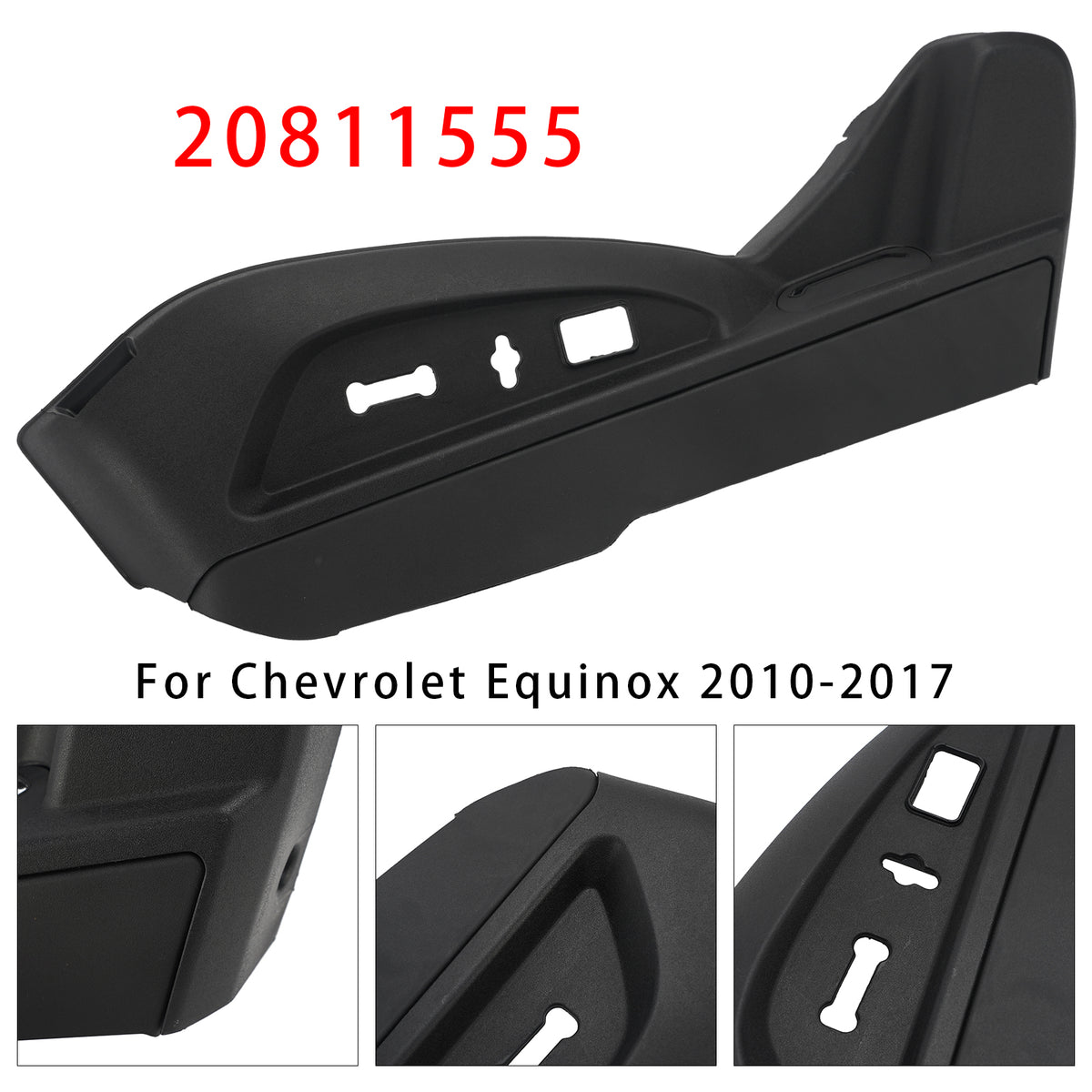 Panel de ajuste del asiento exterior 20811555 para Equinox Terrain 2010-2017