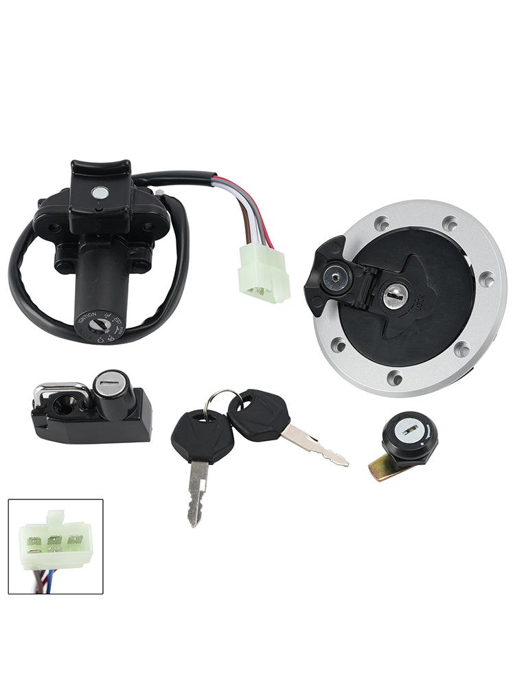 KIT SERRURES BOUCHON Jeu de Clef pour Kawasaki ZZ-R 600 ZX600 E 1993-2004