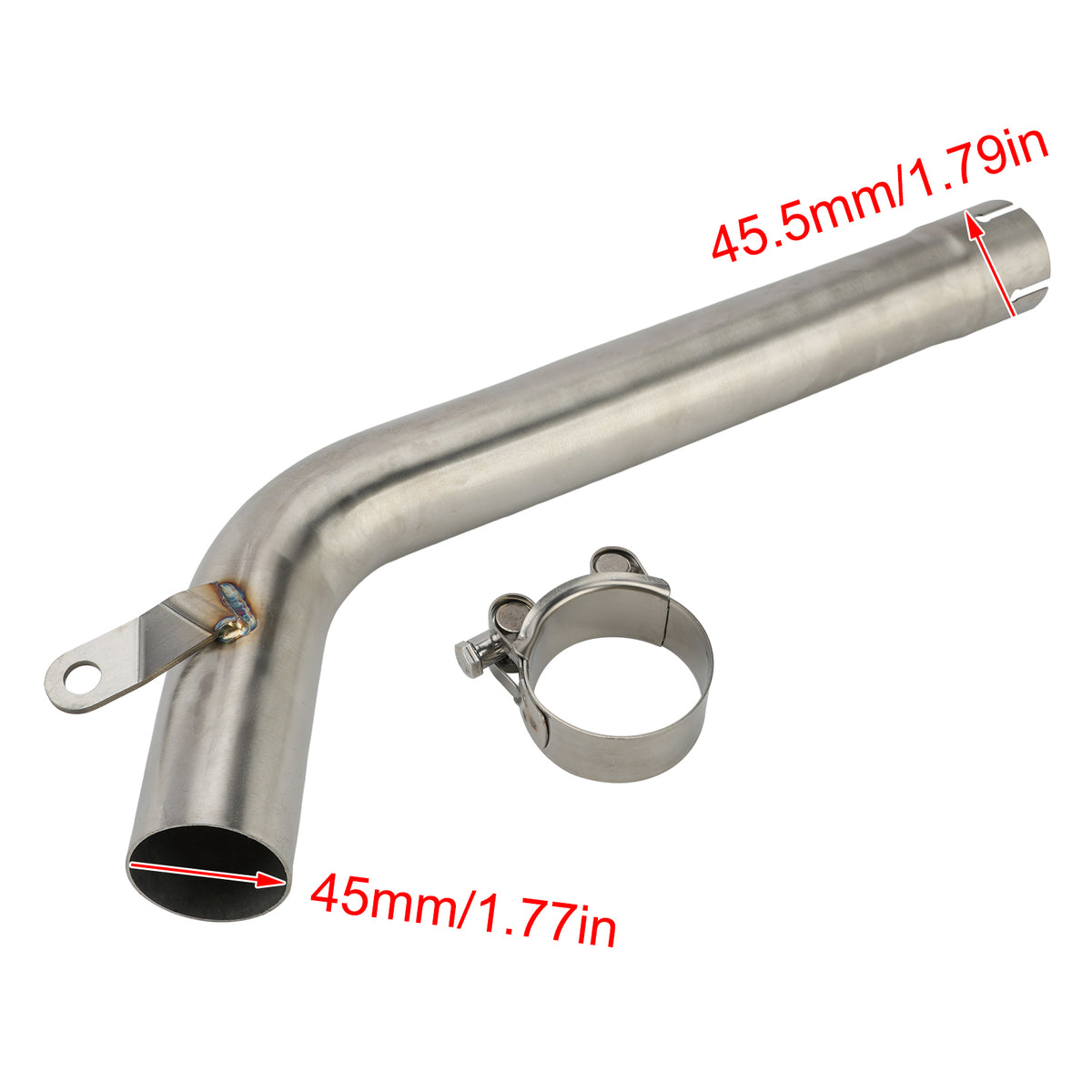 Volledige uitlaatsysteempijpset voor Yamaha Fz-6 Fz6S Fazer 2004-2011