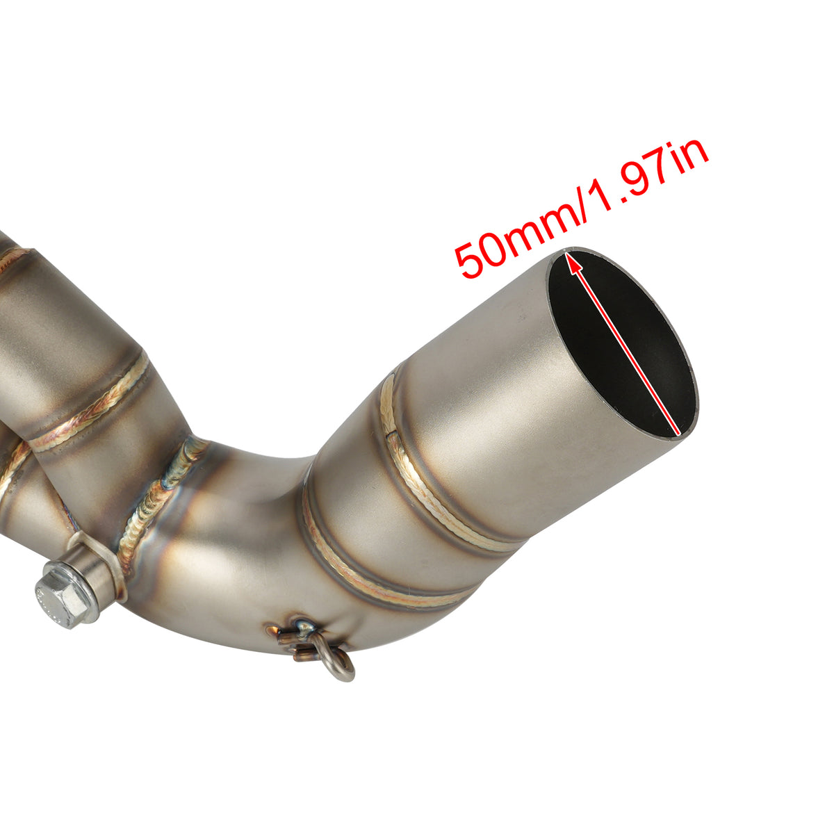 Volledige uitlaatsysteempijpset voor Honda Cbr650R Cbr650F 2014-2024