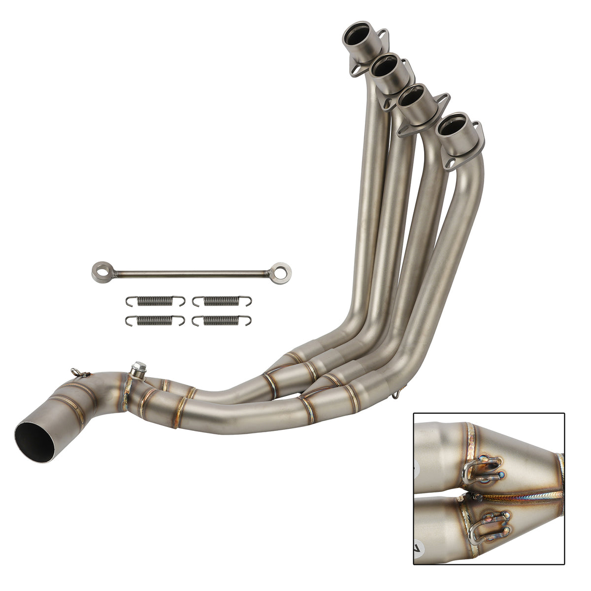 Volledige uitlaatsysteempijpset voor Honda Cbr650R Cbr650F 2014-2024