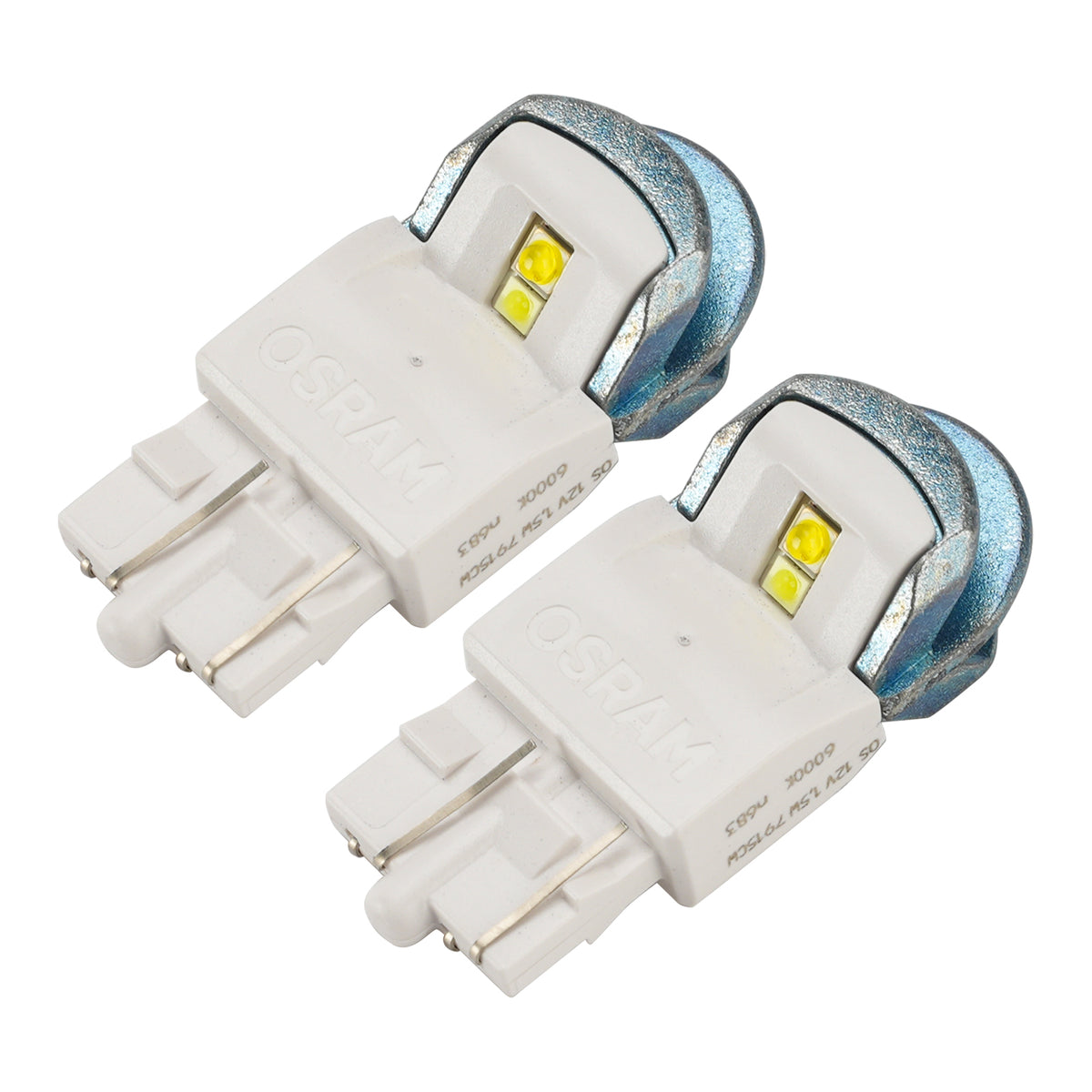 Ampoule LED Clignotant T20 W21/5W 12V 3/1.5W 6000K Pour OSRAM YS7915CW
