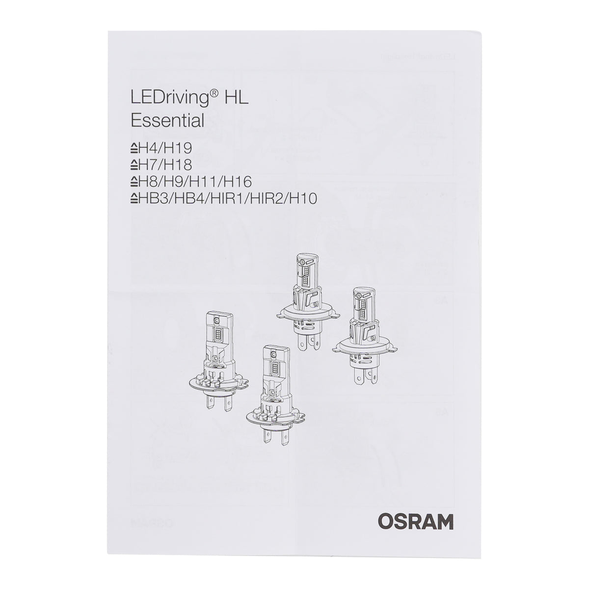 LED-Autoscheinwerferlampe H8/H11/H9/H16 12V 35W 6000K für OSRAM YSR6211CW