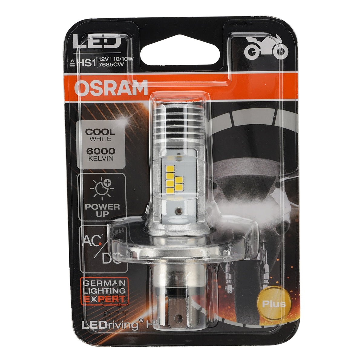 Bombilla LED para faro de motocicleta HS1 12V 10/10W 6000K para OSRAM YS7685CW