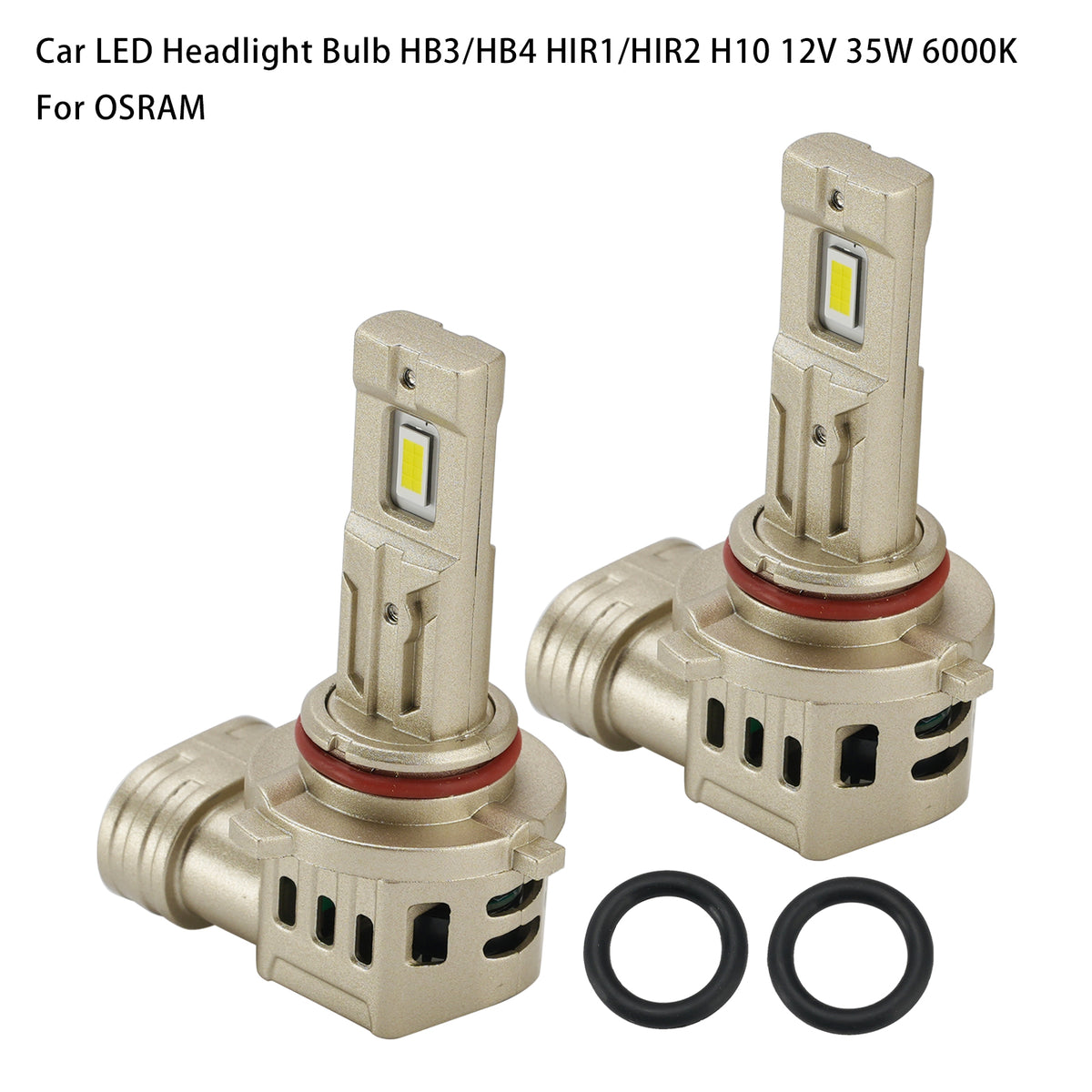 Ampoule LED Phare Auto HB3/HB4 HIR1/HIR2 H10 12V 35W 6000K Pour OSRAM