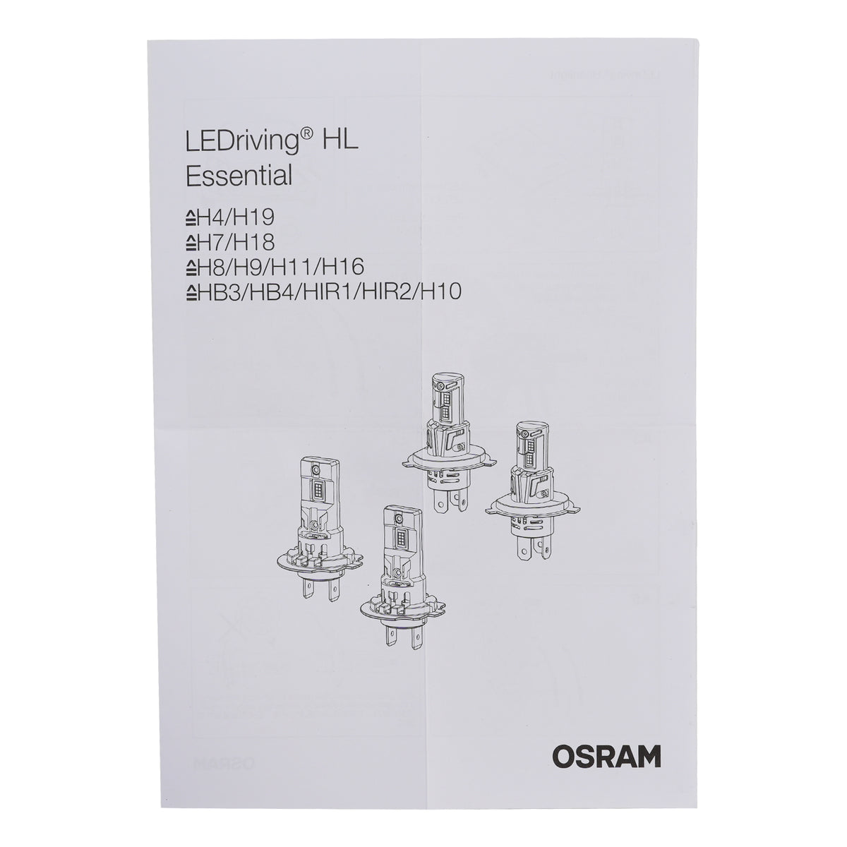 Ampoule LED Phare Auto HB3/HB4 HIR1/HIR2 H10 12V 35W 6000K Pour OSRAM