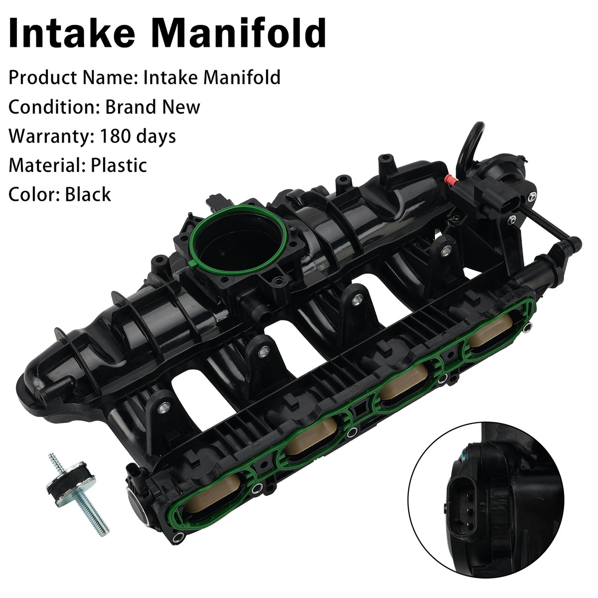 Colector de admisión para Ford Focus 2.0L 2005-2007 4S4Z-9424-BK 4S4Z-9424-BA