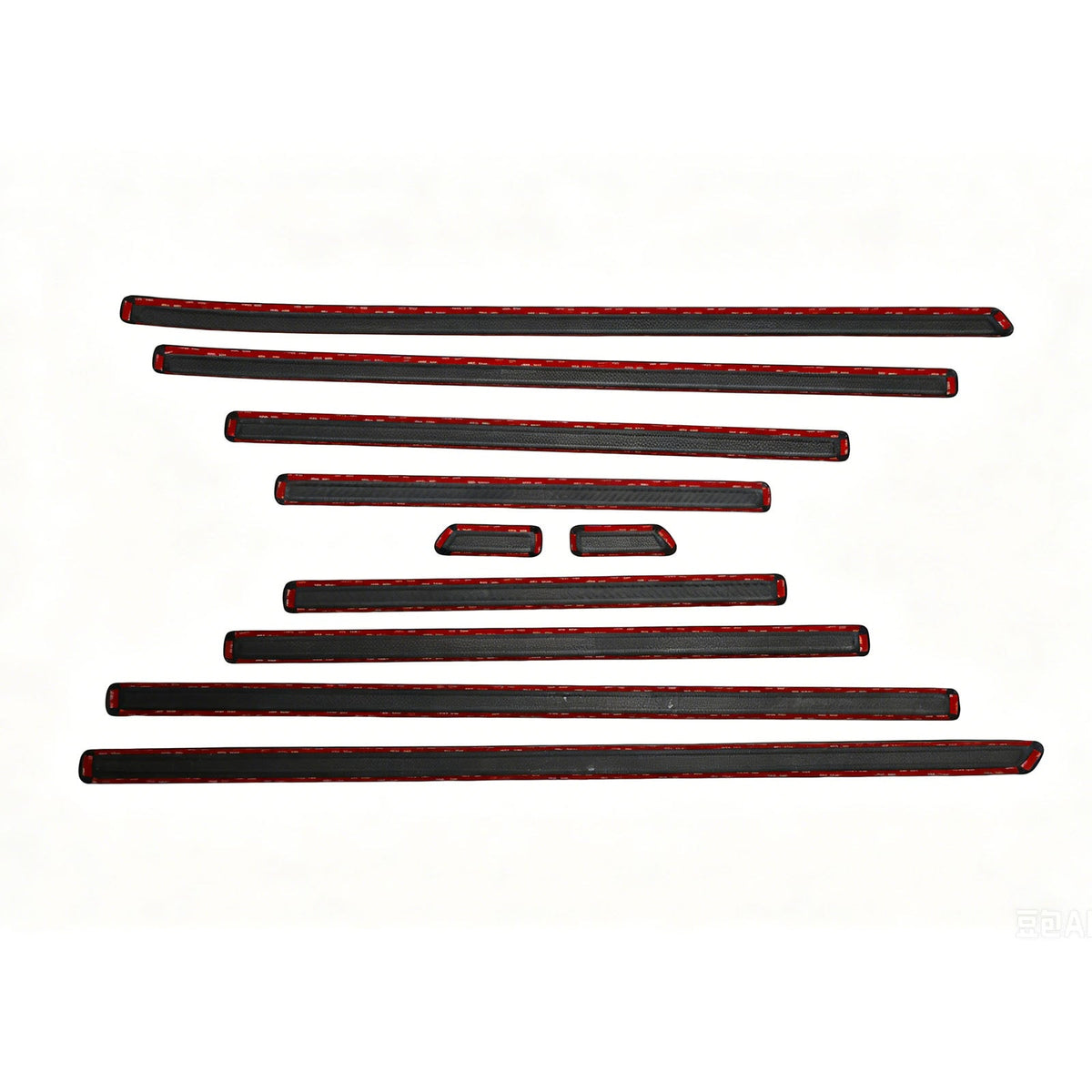 Molduras laterales de fibra de carbono para las puertas del Mercedes-Benz Clase G. W464 W465 (2019-2026).