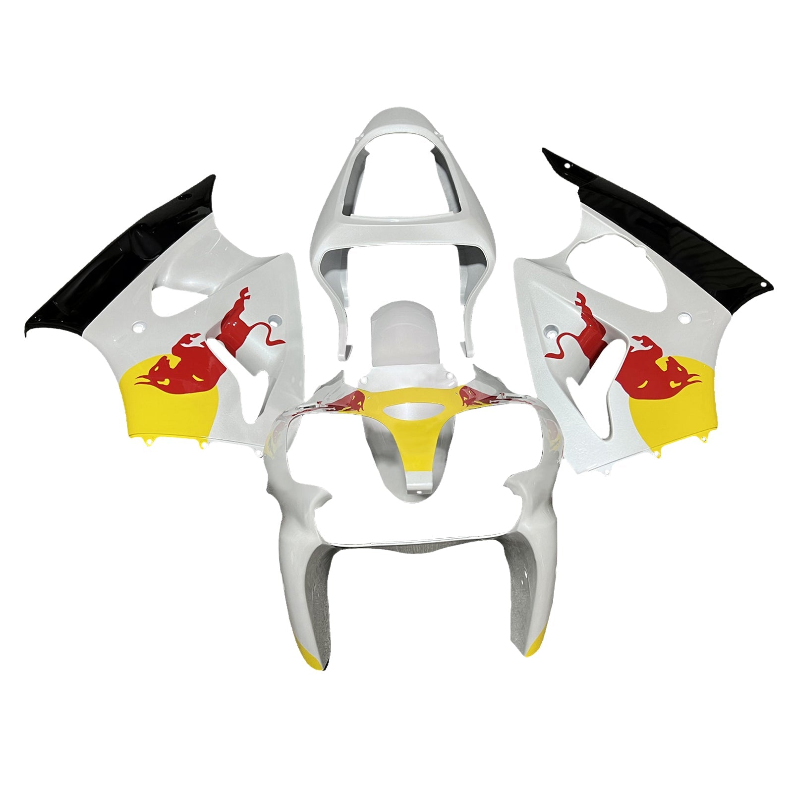 Kit de carénage par injection pour Kawasaki ZX6R 636 2000-2002 ZZR600 2005-2008