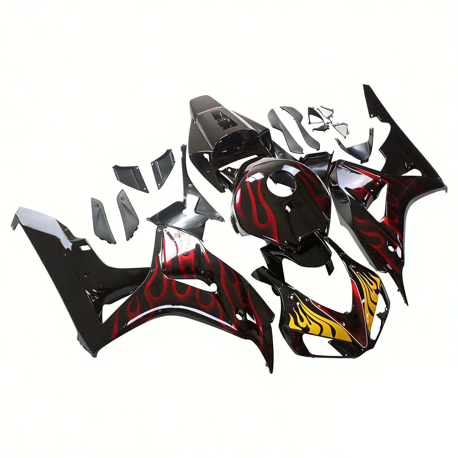 Kit de carénage par injection, carrosserie en plastique ABS, adapté à la Honda CBR1000RR 2006-2007
