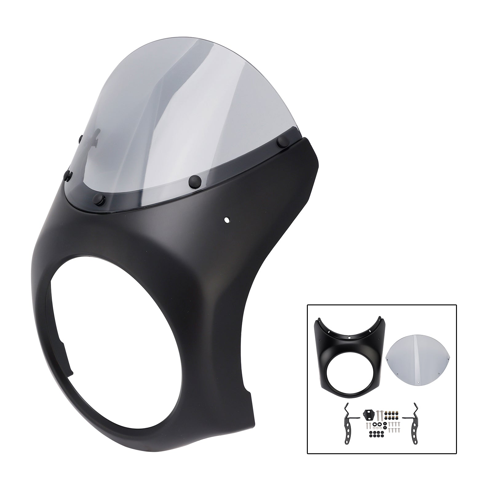 Fiera del parabrezza del faro per eliminatori Kawasaki 500 2024-2025