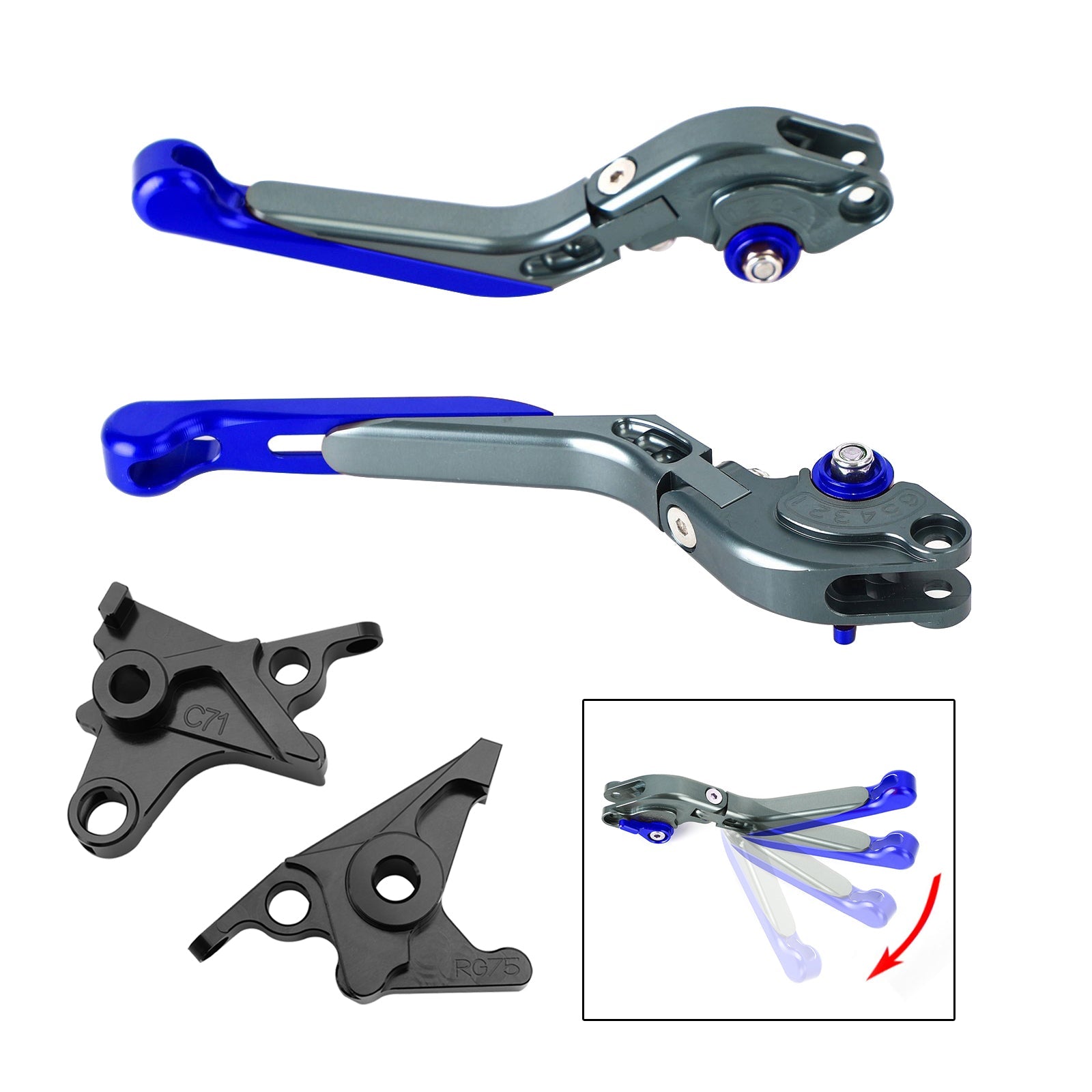 Levier de frein d'embrayage réglable pour BMW R NINE T /PURE/RACER 2017-2023