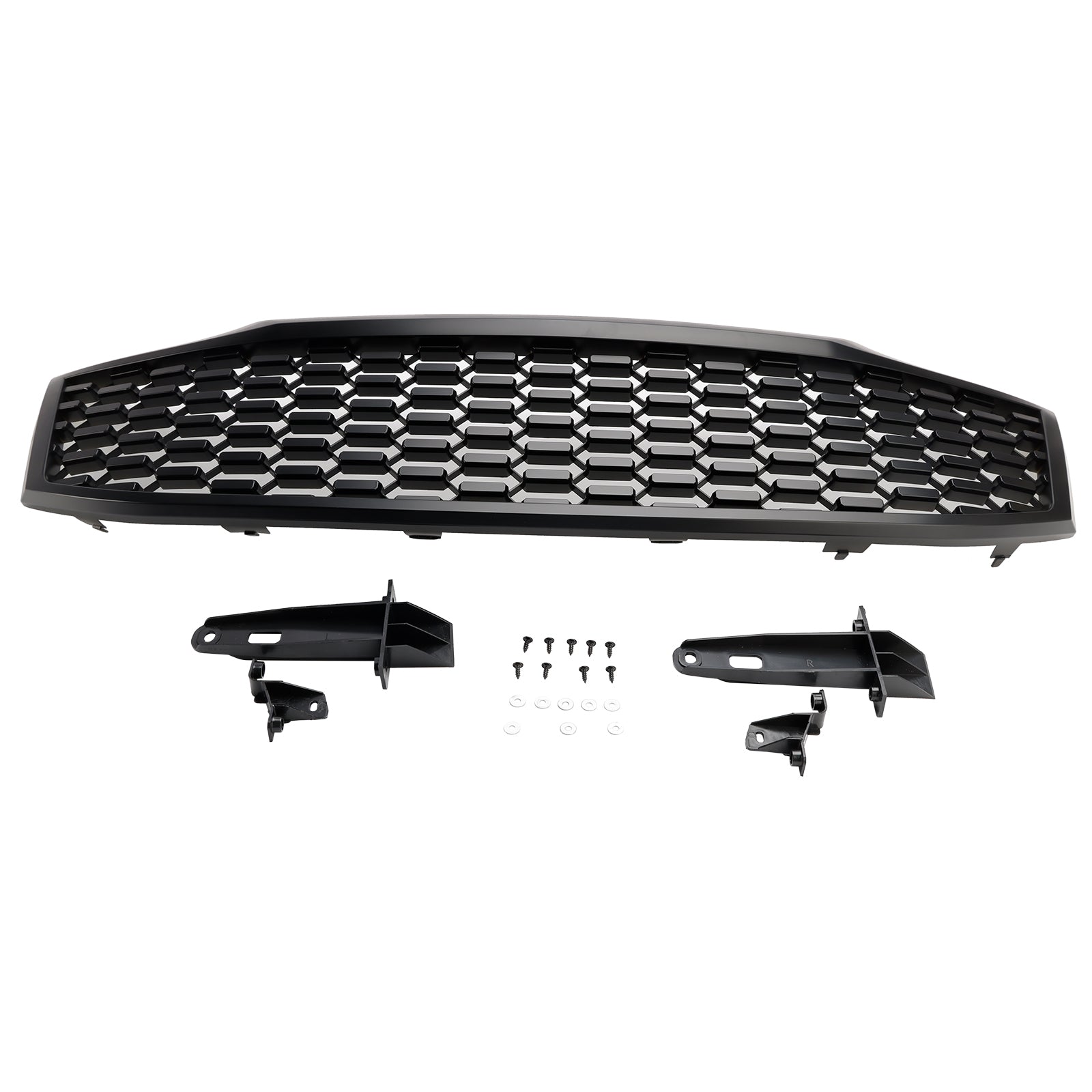Grille de pare-chocs avant noire mate pour Toyota Hilux Vigo MK7 2012-2014