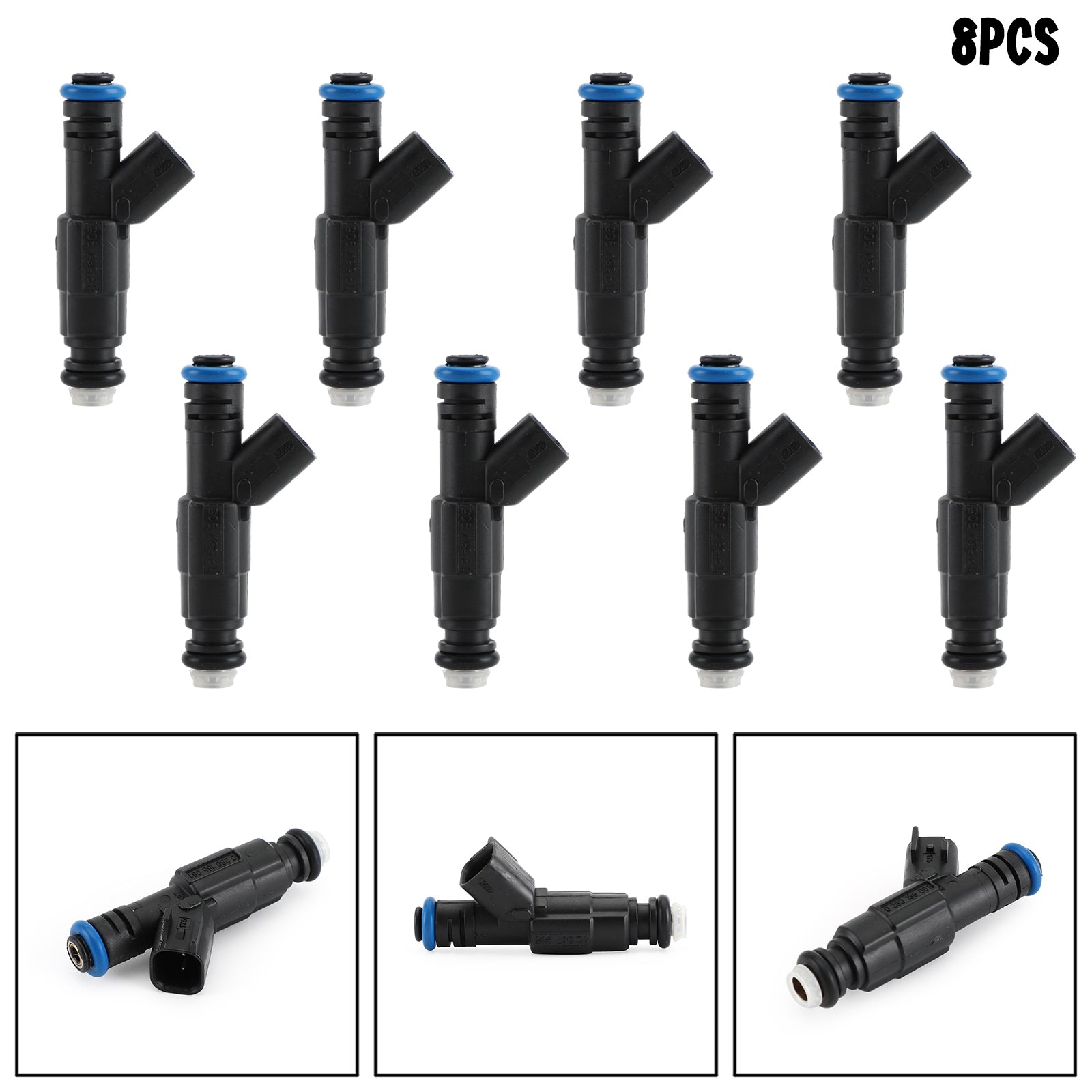 8 sztuk wtryskiwaczy paliwa dla Mercruiser V8 350 MAG 5.0 4.3 6.2 885176 0280156081