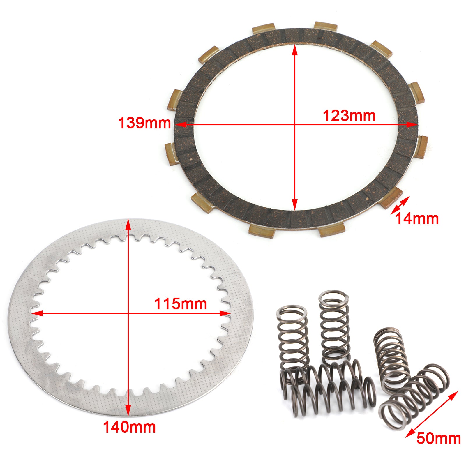 Kit de juntas de disco de embrague para Suzuki LTZ400 LTZ 400 LT-Z400 2005-2008