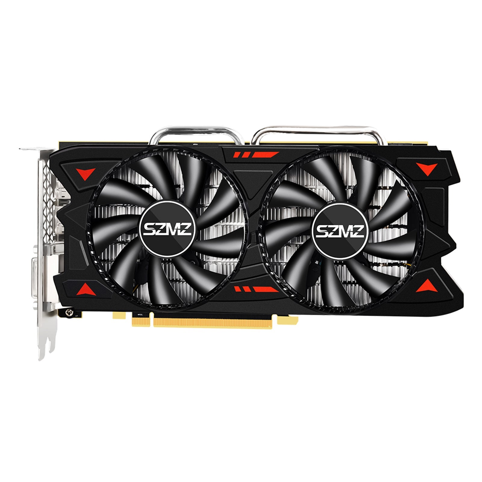Carte graphique indépendante RX580 8G, double ventilateur, carte d';éclairage pour ordinateur de bureau