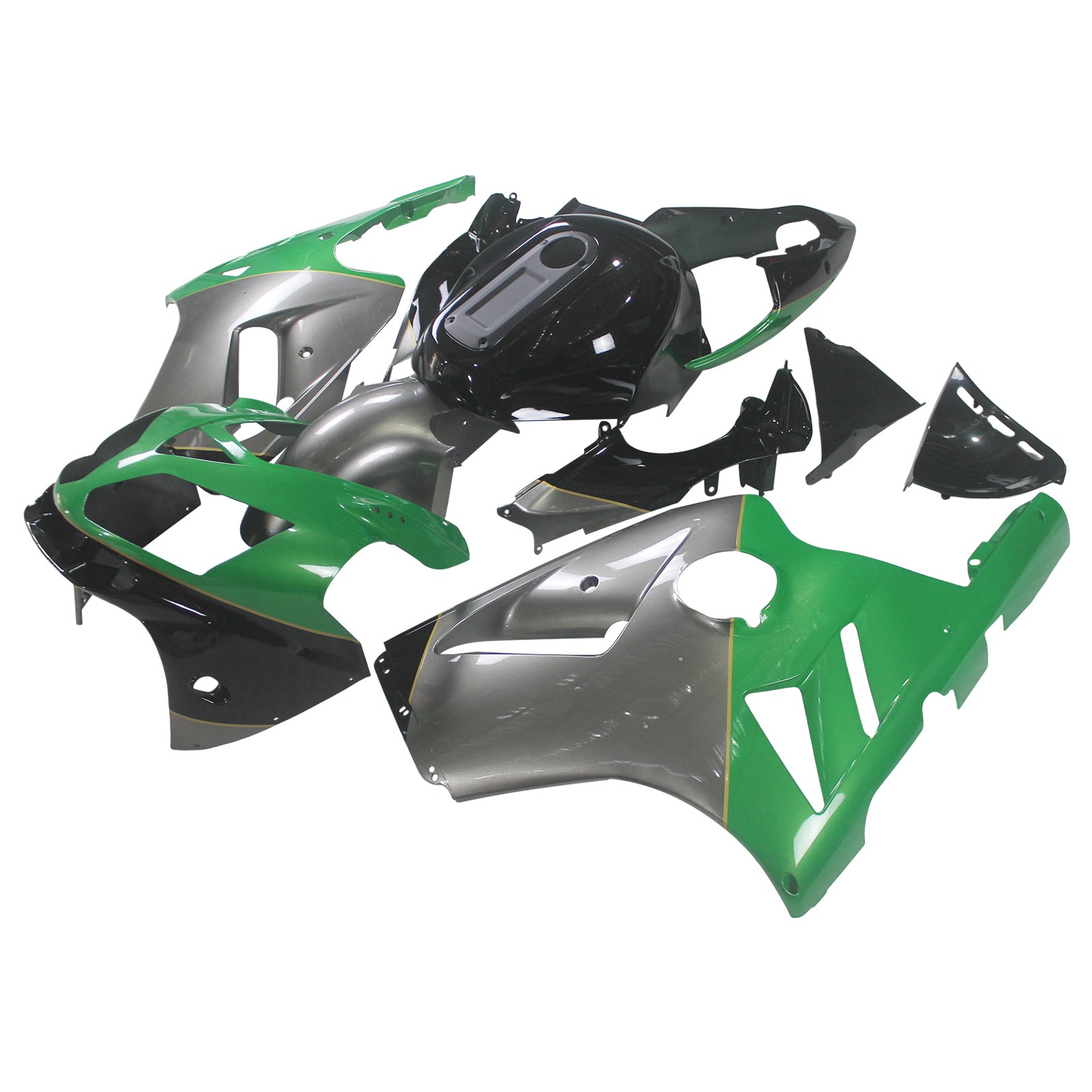 Injection carénage kit carrosserie plastique ABS fit pour Kawasaki ZX12R 2002-2005