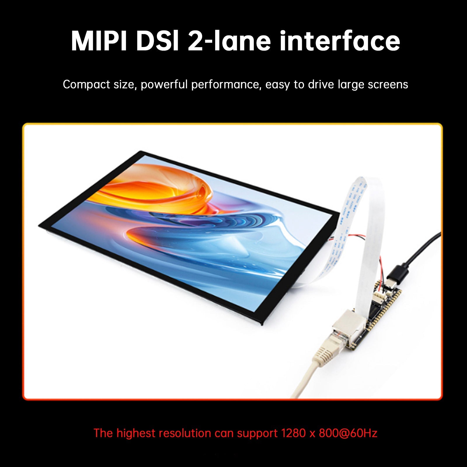 Linux Luckfox Lyra Plus Development Card, PUCE RK3506G2, RJ45 128 MB Netwerkpoort