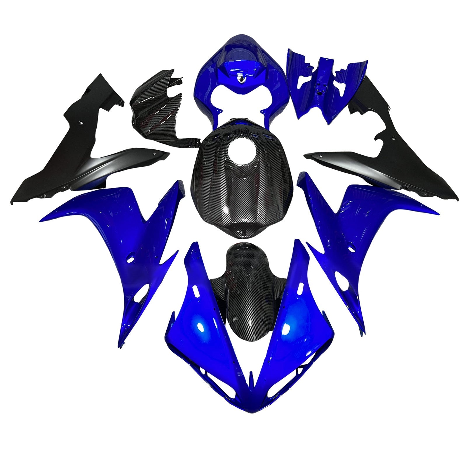 Kit carenatura iniettata in plastica ABS per Yamaha YZFR1 YZF-R1 2004-2006