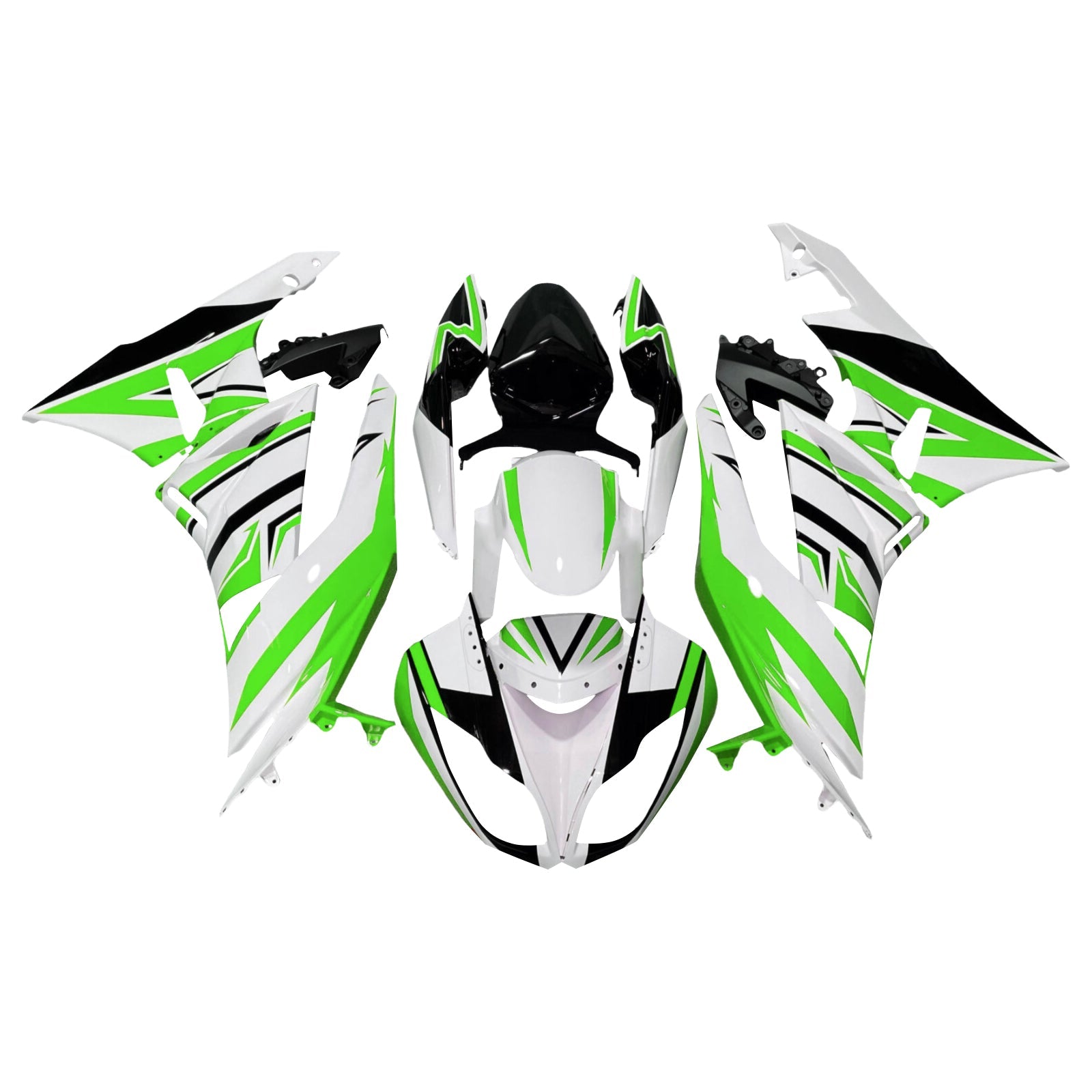 Kit de carénage par injection, carrosserie en plastique ABS pour Kawasaki ZX6R 636 2009-2012