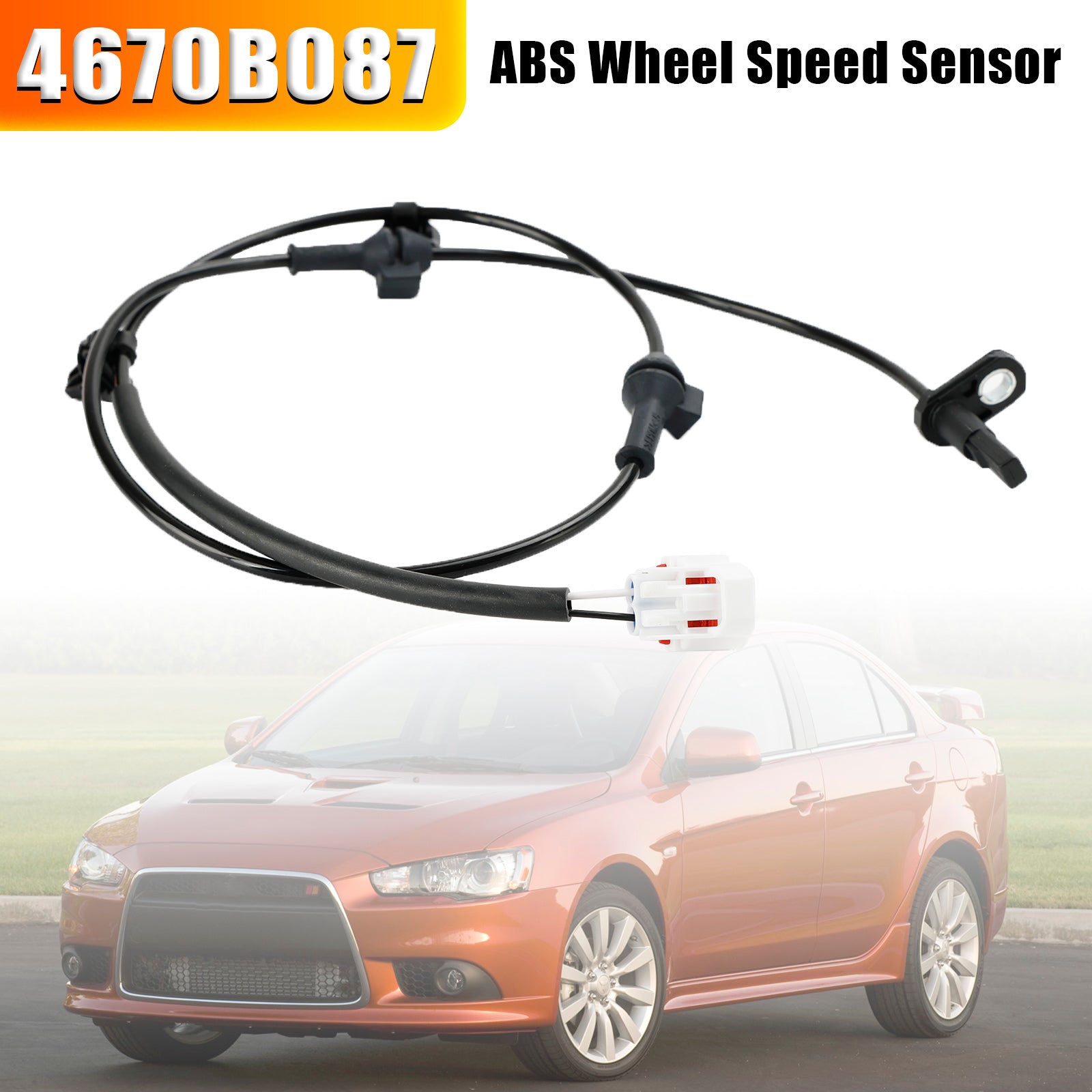 Sensore velocità ruota ABS anteriore sinistro/destro per Mitsubishi Mirage 4670B087