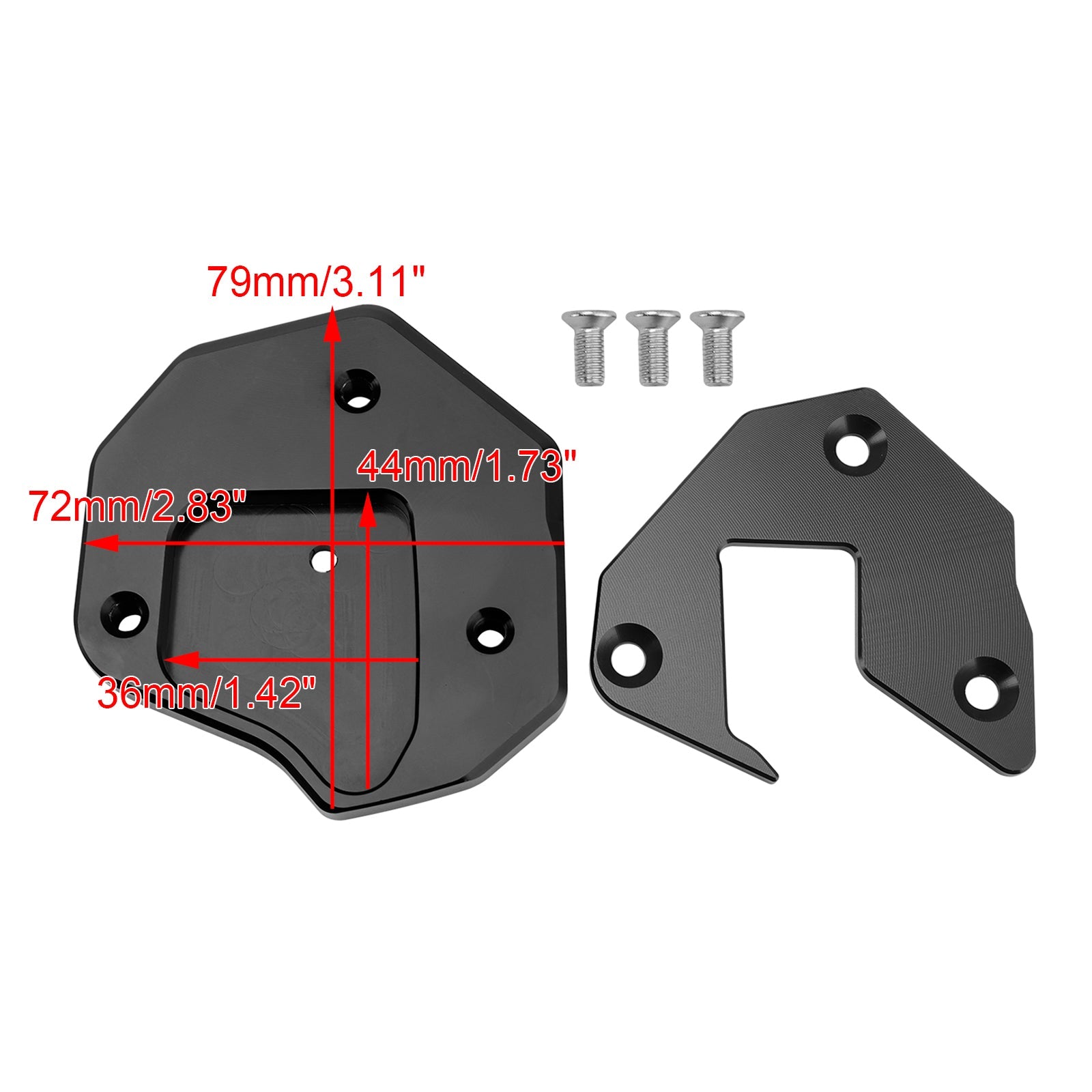 Plaque de protection de béquille latérale pour Suzuki GSXR1300R (2008-2020)