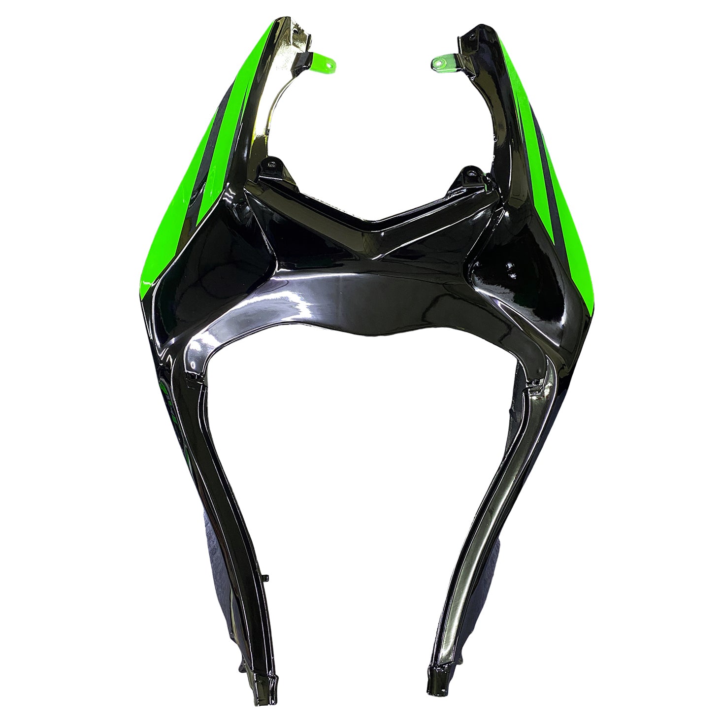 Kit de carénage en plastique moulé par injection vert avec kit de vis pour Kawasaki ZX-6R 2013-2018