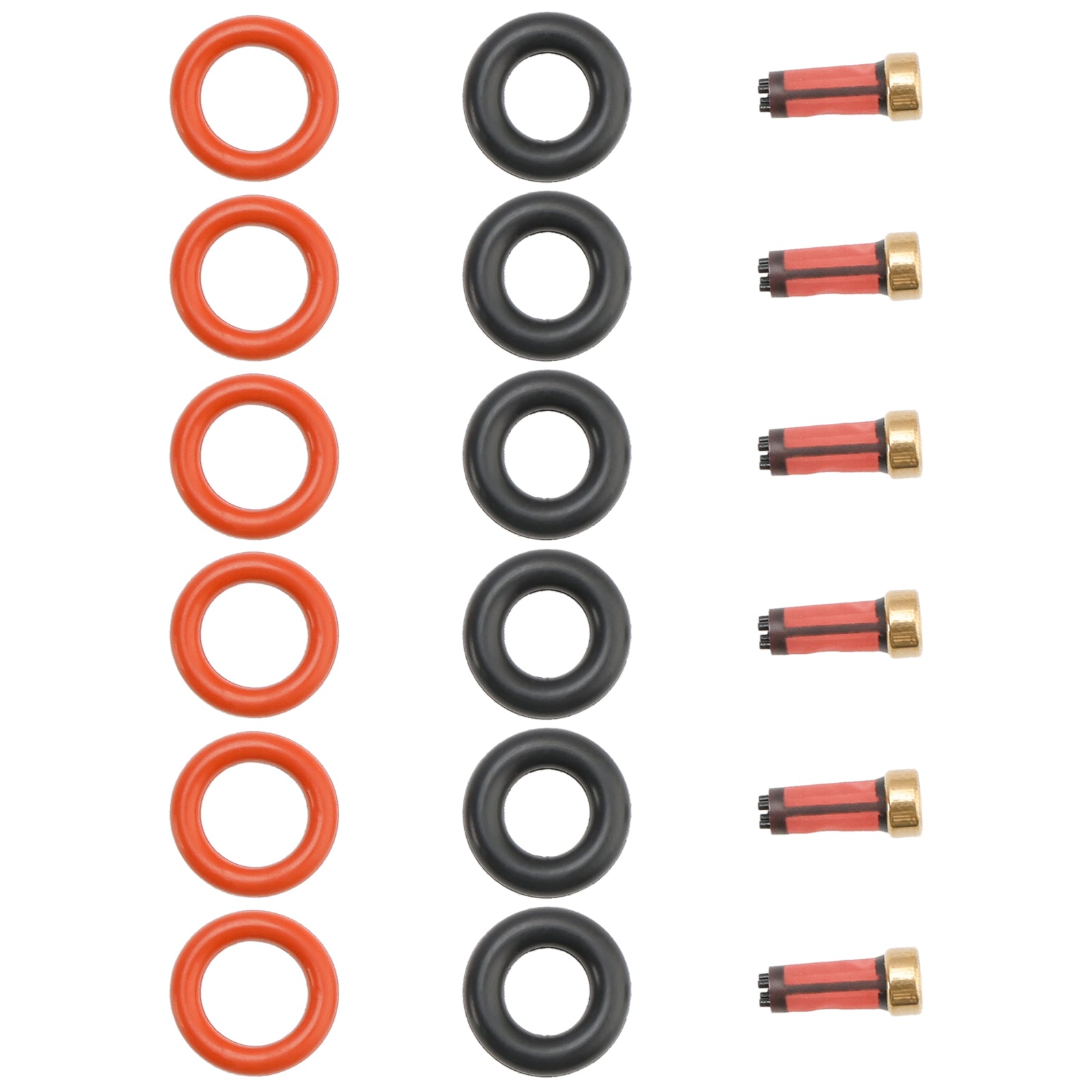 Kits de réparation d&#39;injecteur de carburant BMW E46 320i 323i 325i 328i 330i M52 M54 13537546244 13641437487