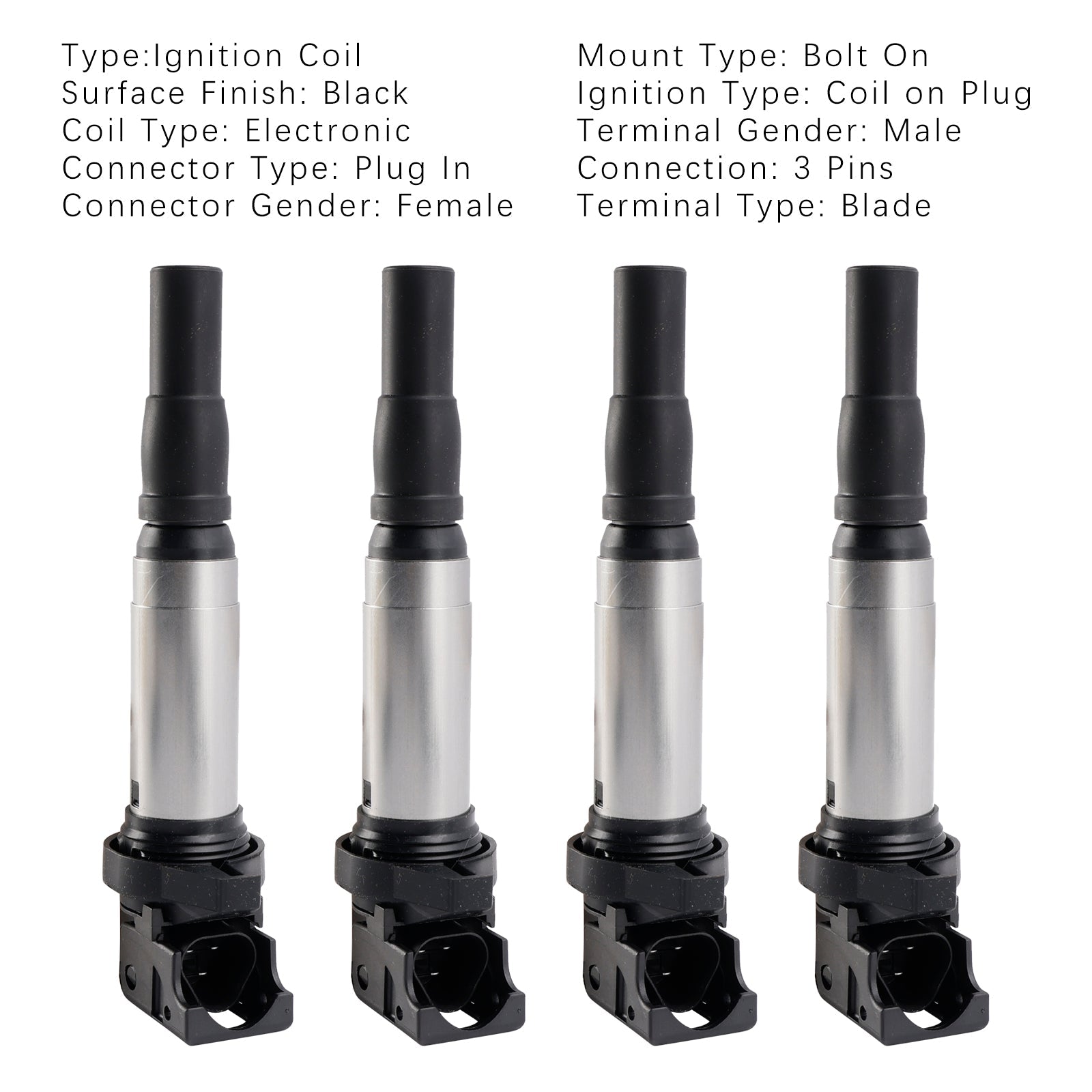 4-częściowa cewka zapłonowa dla mini Cooper R56 1,6 2006-2013 0221504800 597091,12137575010