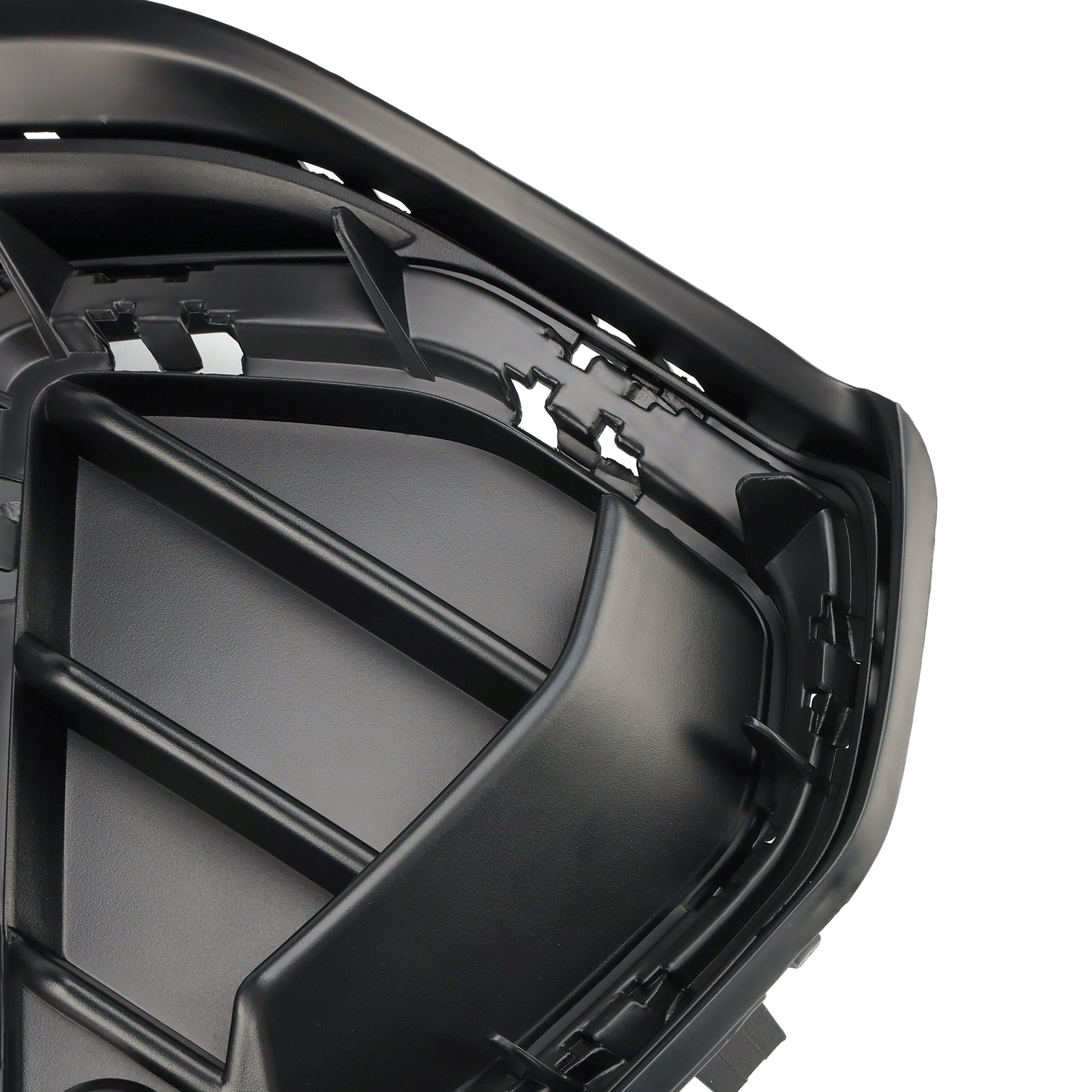 Glanzend zwarte voorbumpergrille voor Audi Q3 S-Line 2019-2022 (2 stuks)