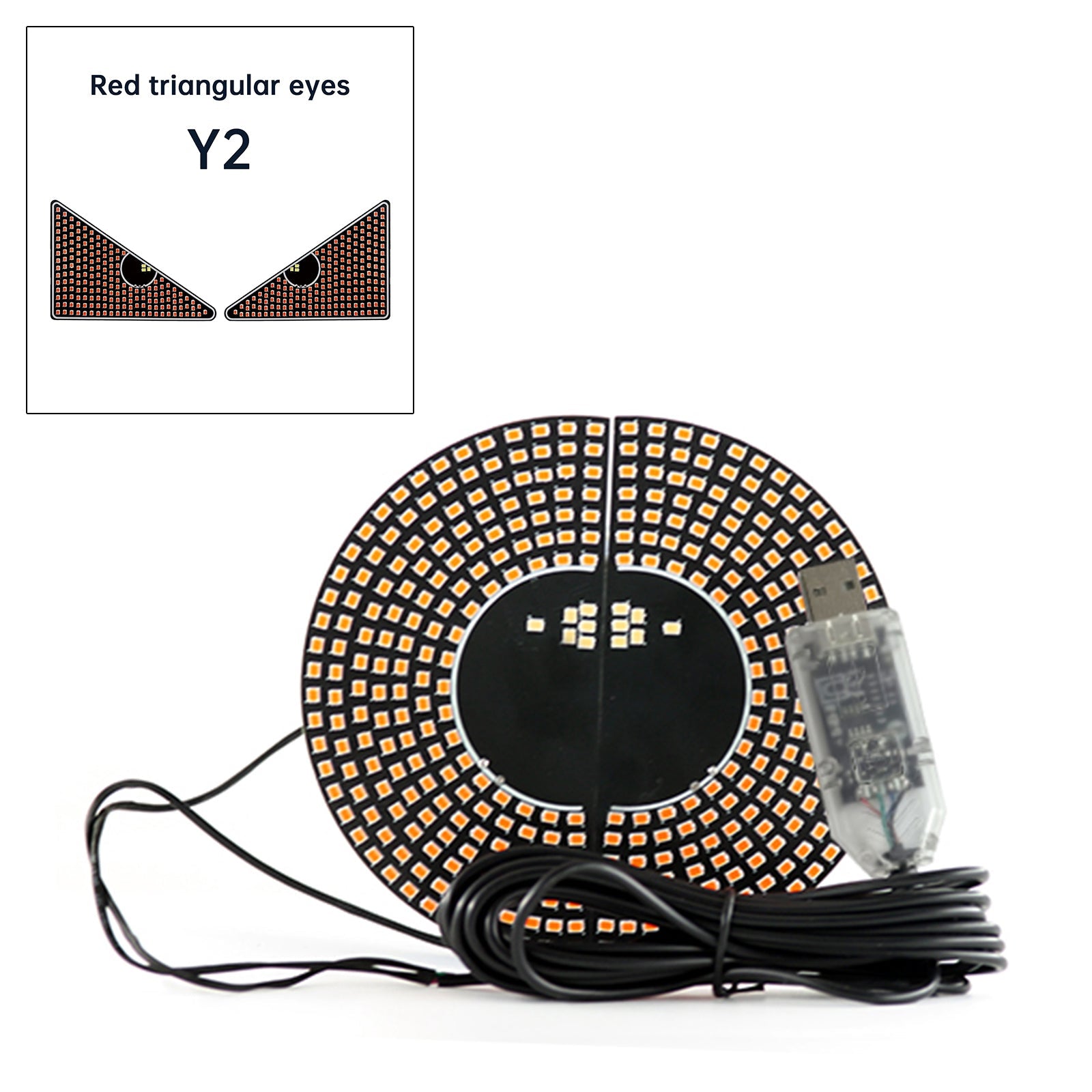 Pantalla LED del diablo&Luz LED dinámica para camión con luz para coche #39;s Eye