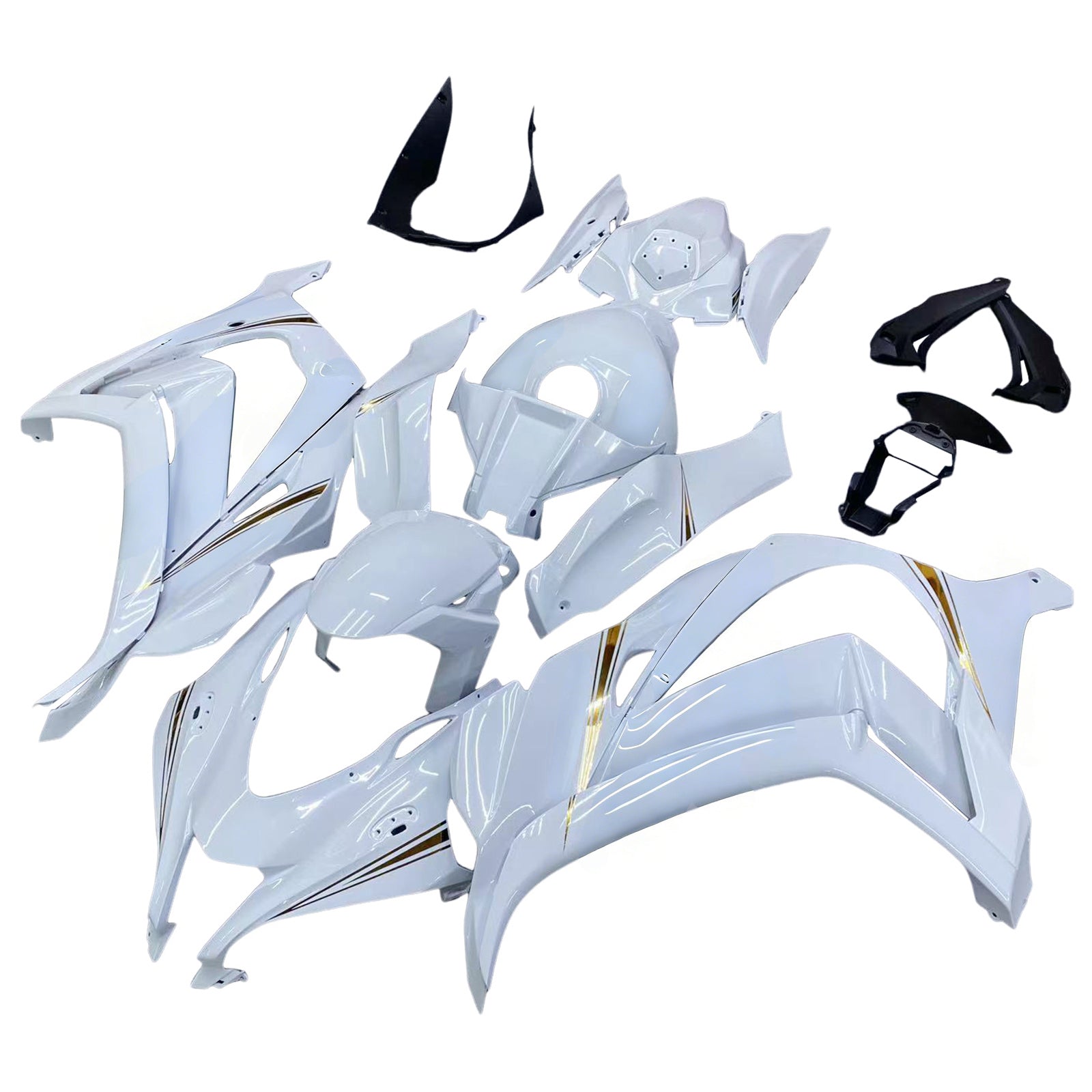 Kit de carénage en plastique ABS injecté compatible avec Kawasaki ZX10R 2016-2020
