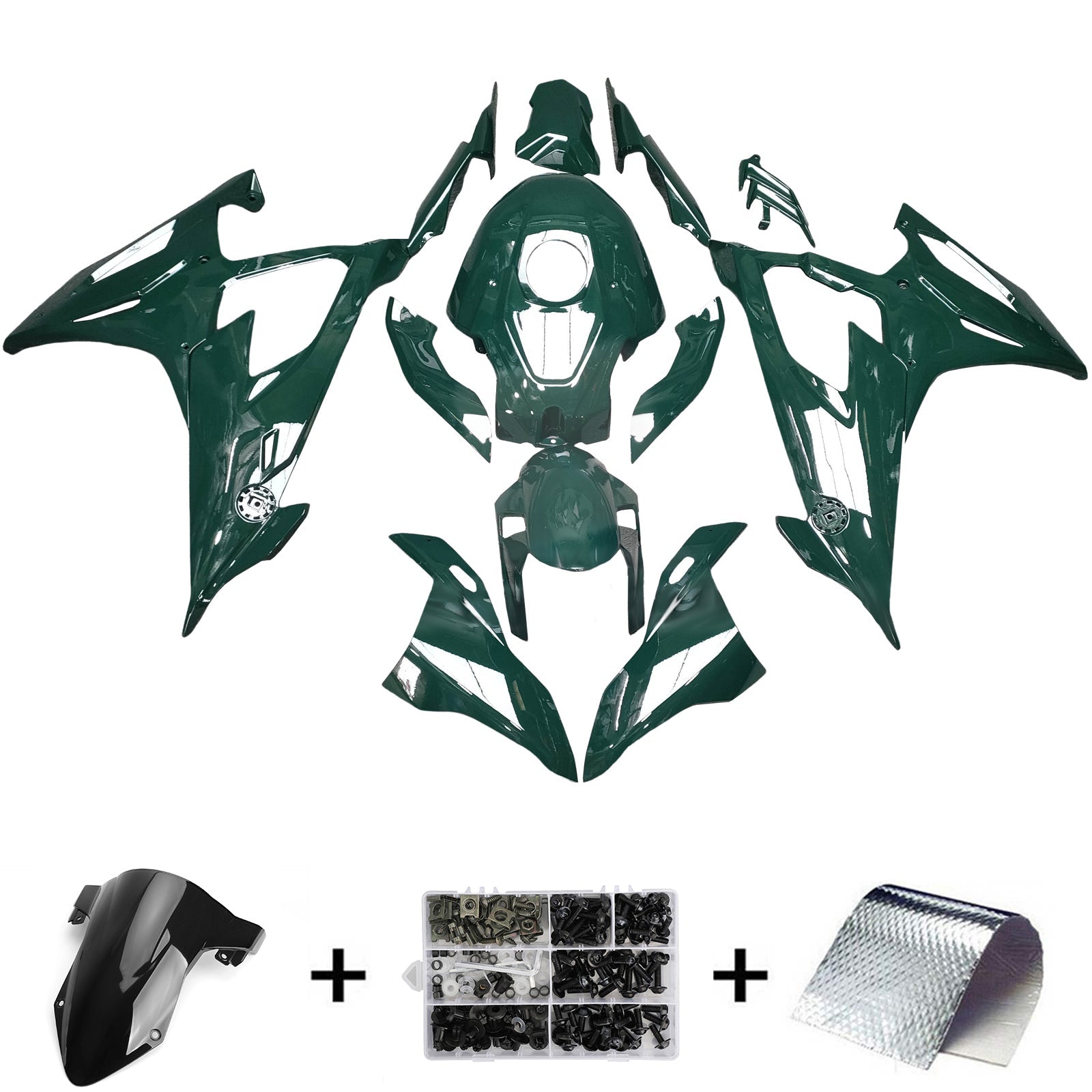 Kit de carénage d'injection pour BMW M1000RR S1000RR 2019-2022 Carrosserie Plastique ABS