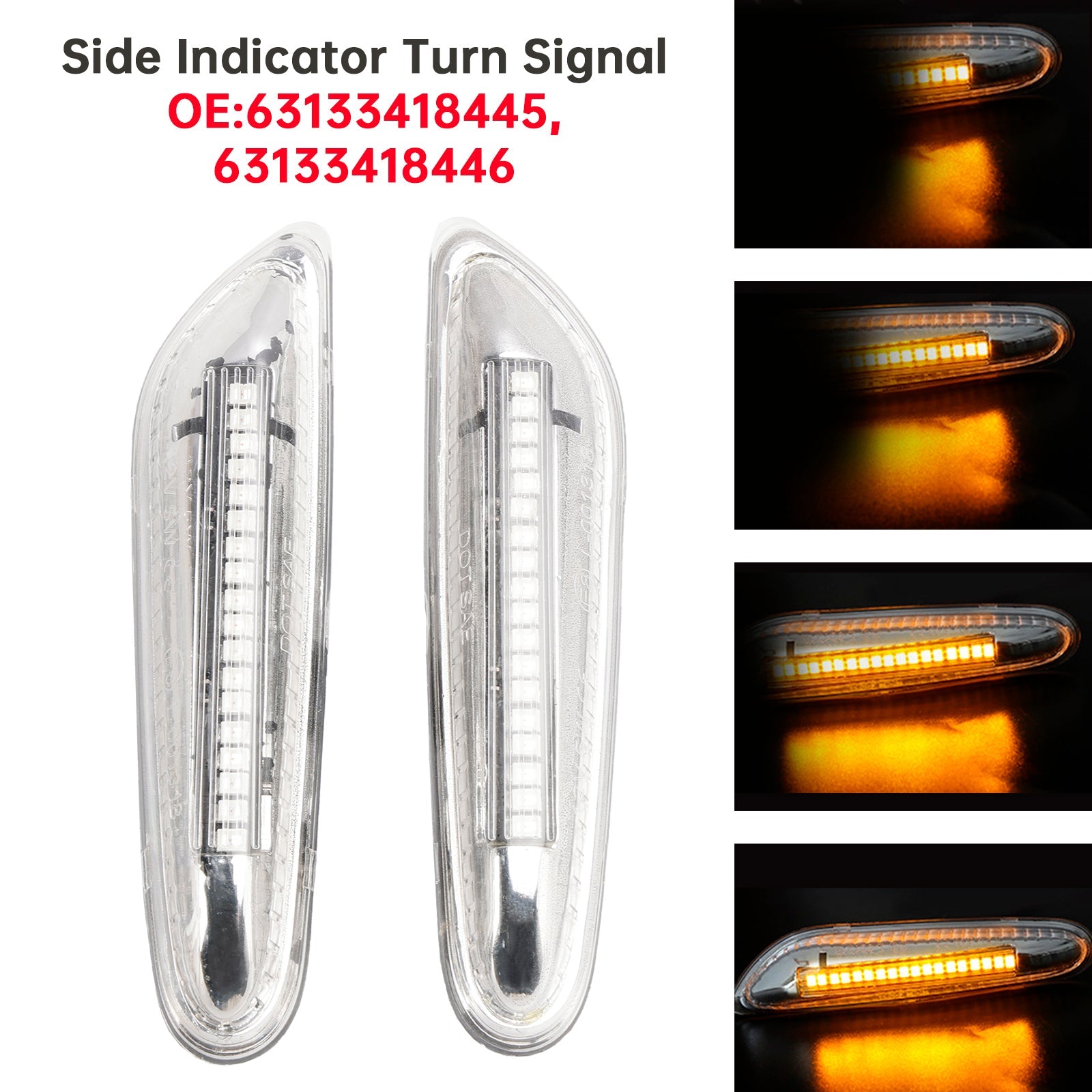 LED-sequentiële side knipperlicht voor BMW X1 E84 2013-2015-serie