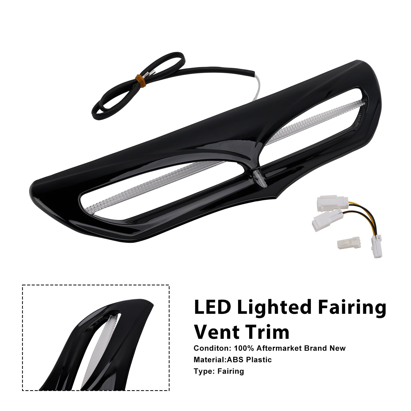 Podświetlana listwa wentylacyjna LED dla Electra Street Glide FLHTCU 2014-2022