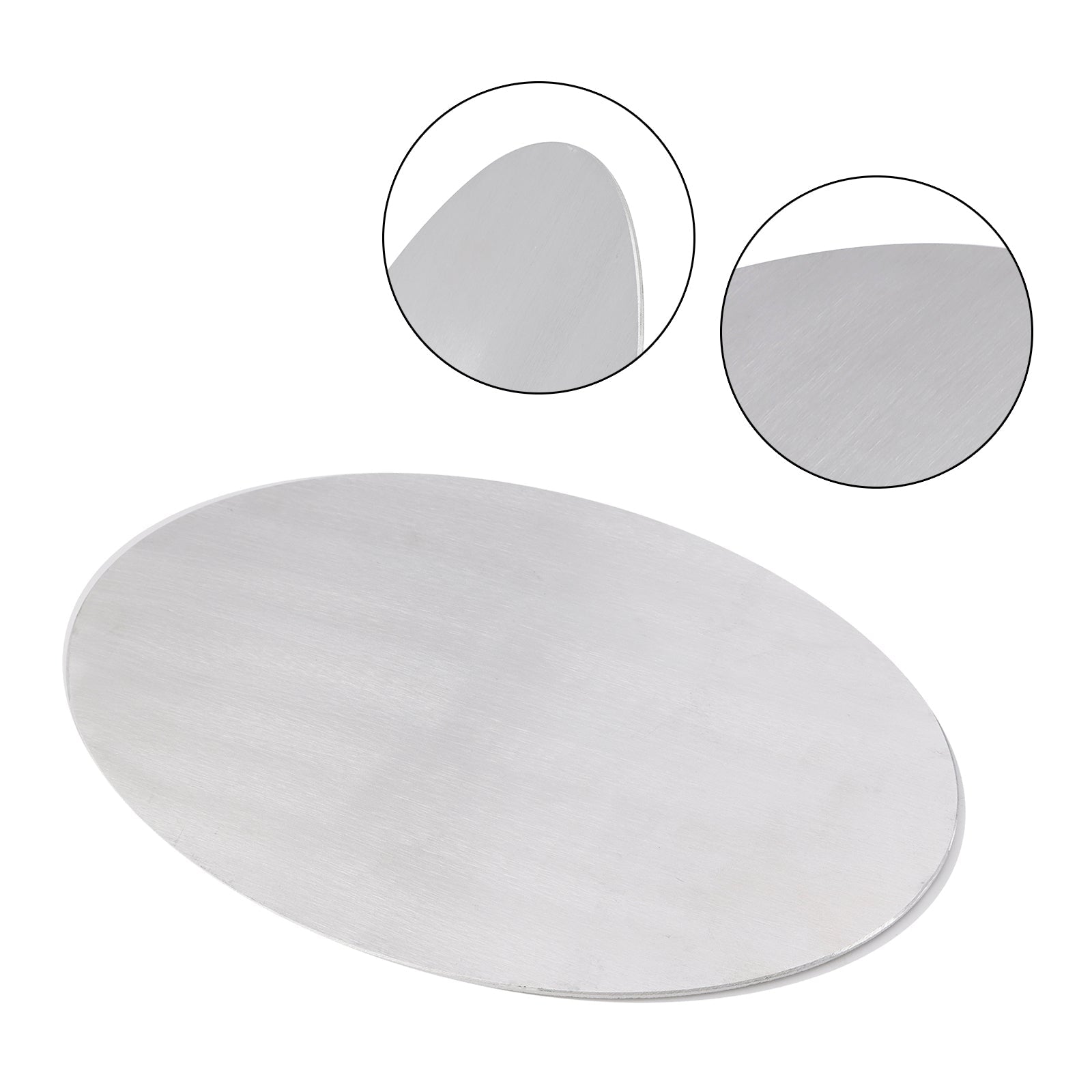 Oval Virgin Ovalna registrska tabla v aluminijasti zlitini, da se sestavite, univerzalna prilagoditev za motocikle