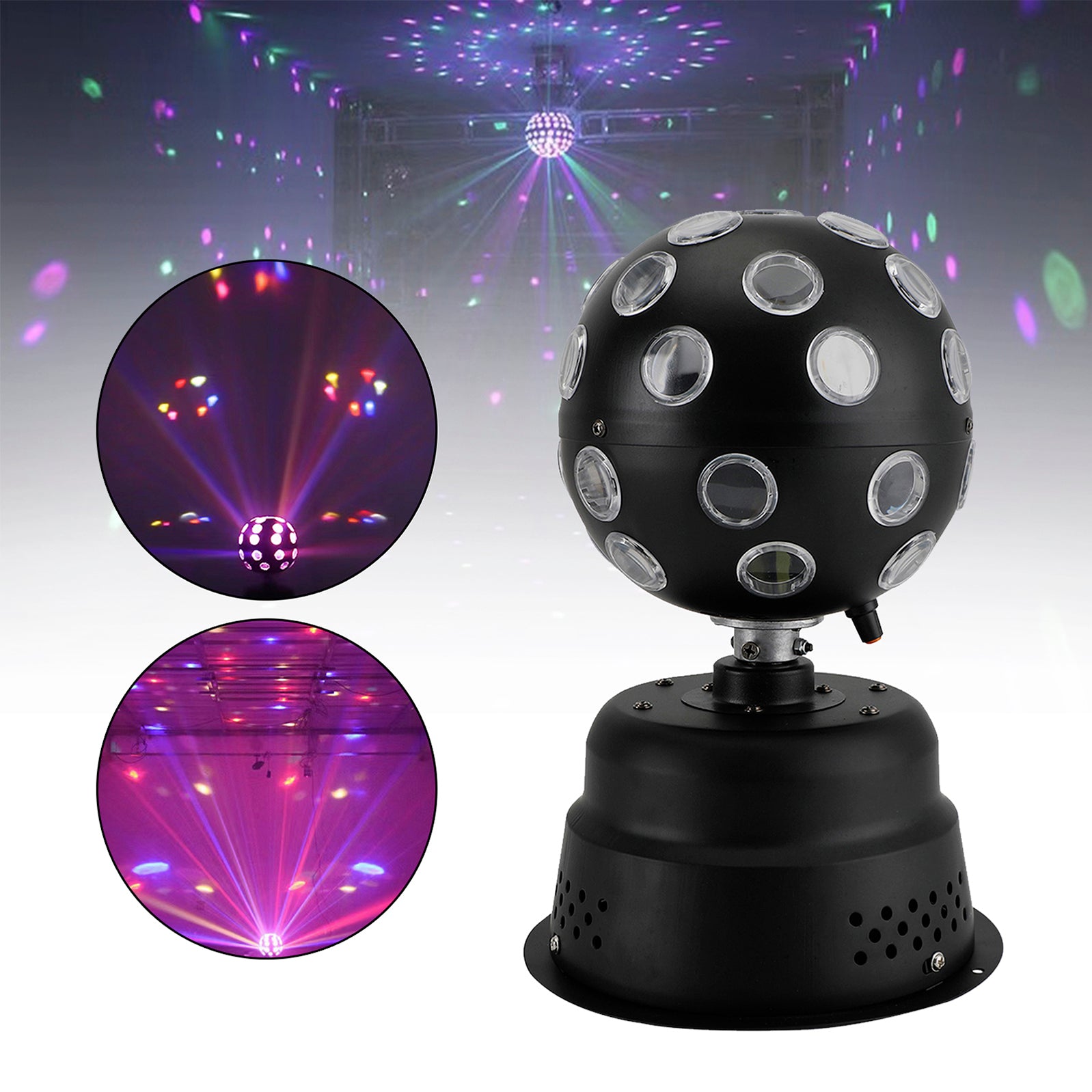 Party Lumière Stroboscopique LED Ball Son Ampoule Activée Danse Lumière Scène