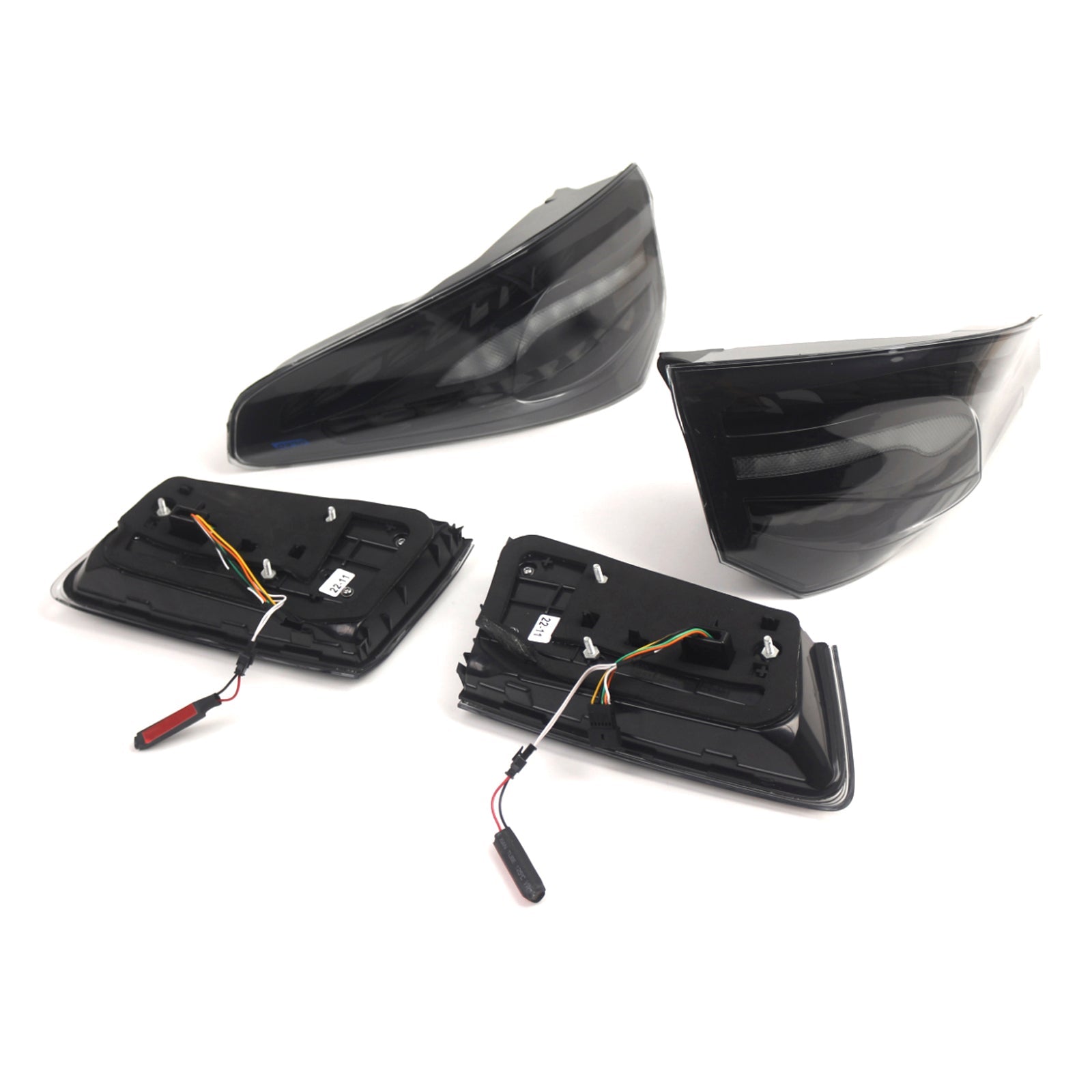 Luci posteriori a LED fumo per BMW 5 G30 G38 L&R 2018-2020, assemblaggio di luci posteriori 63217376469 63217376470