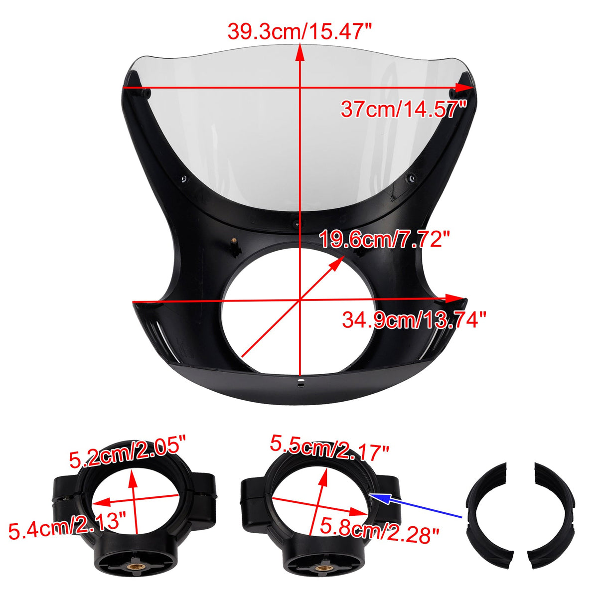 Pare-brise pour BMW R NINE T (2014-2024)