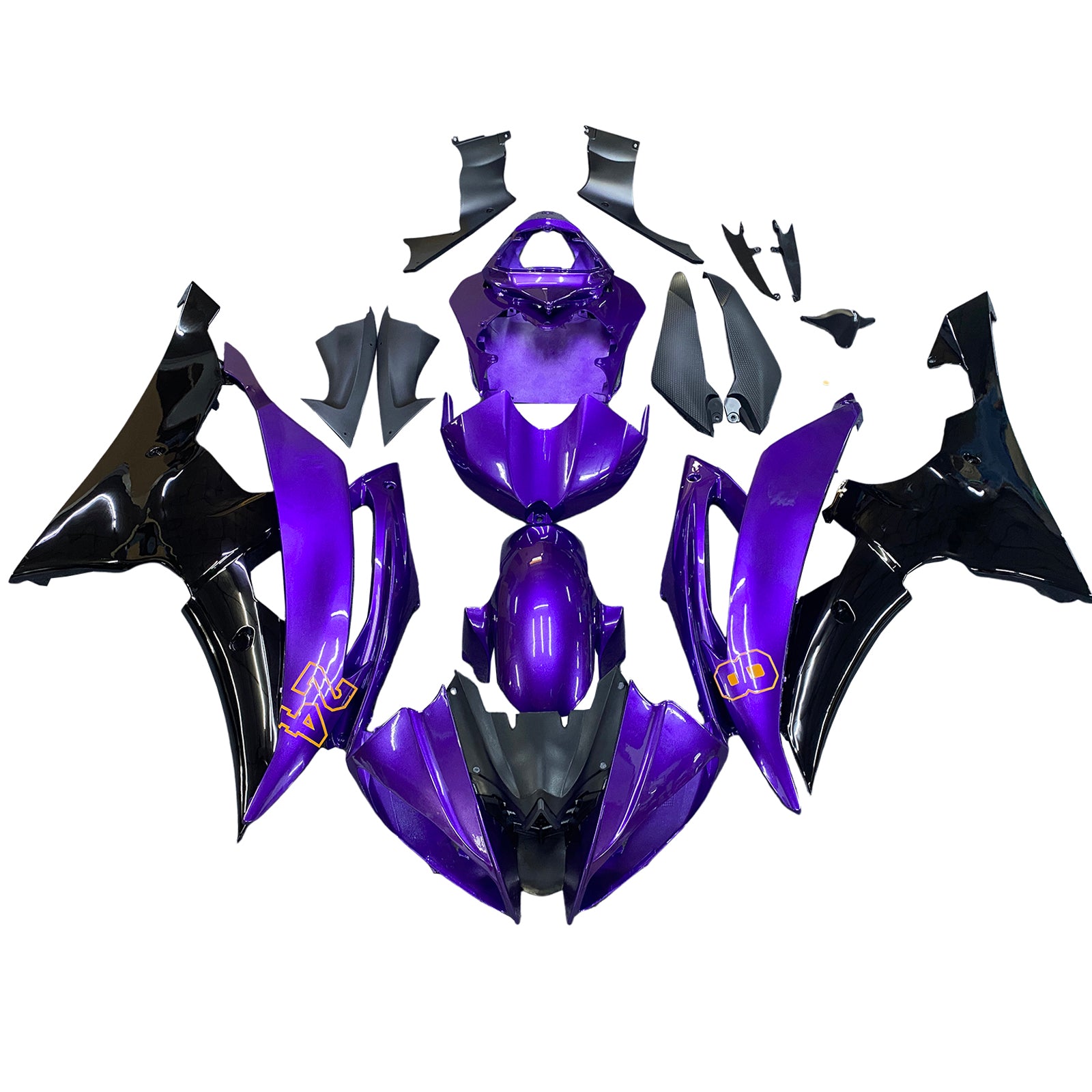 ABS Plastic Kairing Kit voor Yamaha YZF 600 R6 2008-2016
