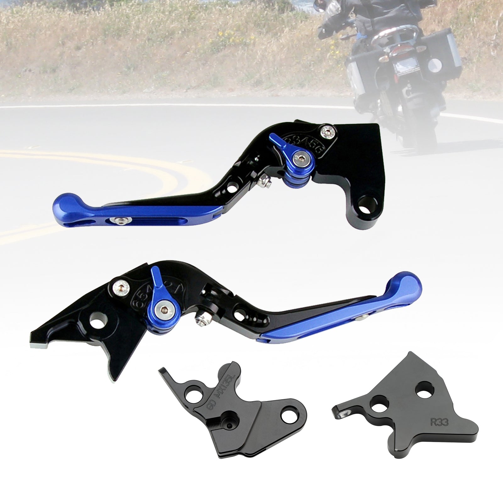 Leva freno e frizione regolabile per Yamaha YBR125 2005-2014