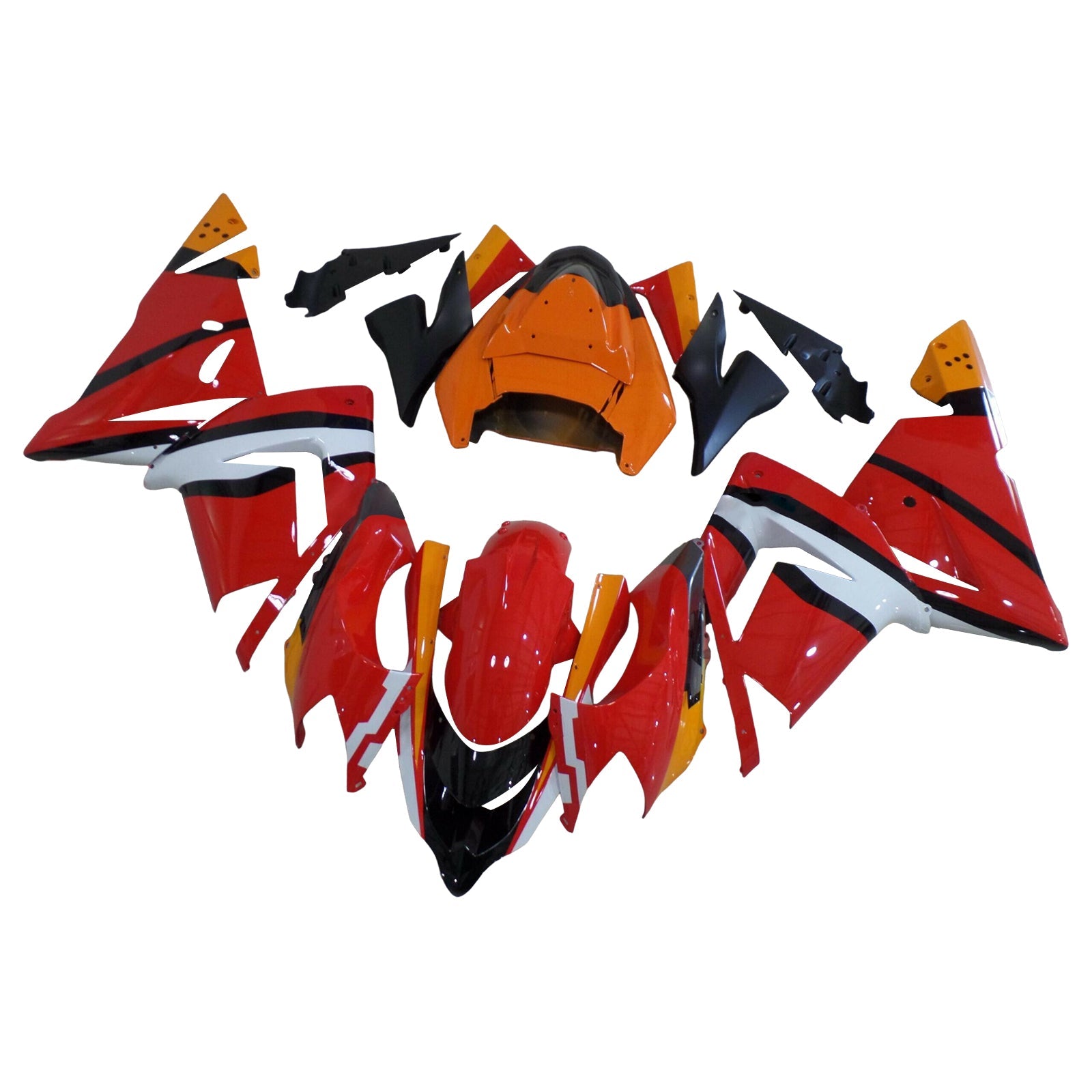 Kit carenatura iniezione, carrozzeria in plastica ABS per Kawasaki ZX10R 2004-2005