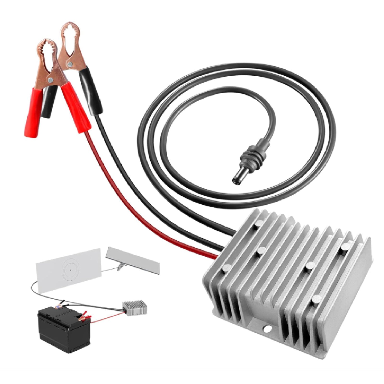Mini-spanningsboostconverter, 12V/24V naar 57V DC-voedingskabel, 4,5A, 256W