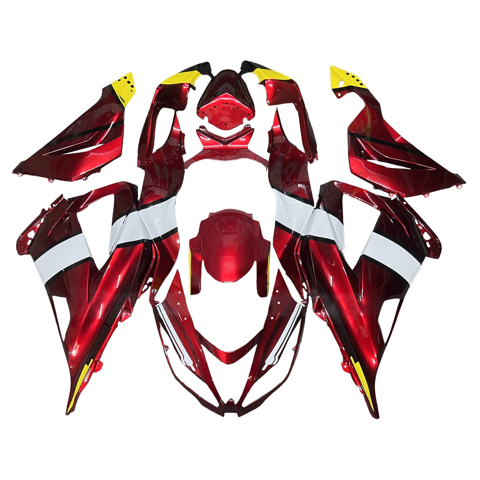 Kit de carénage par injection, carrosserie en plastique ABS pour Kawasaki ZX6R 636 2013-2018