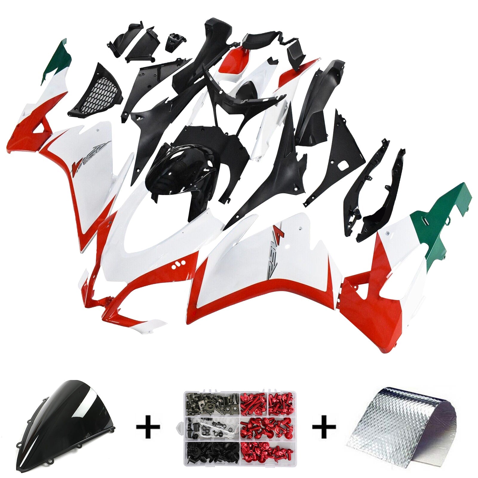 Amotopart Aprilia RSV4 1000 2016-2018 Kit Carenado Plástico Carrocería