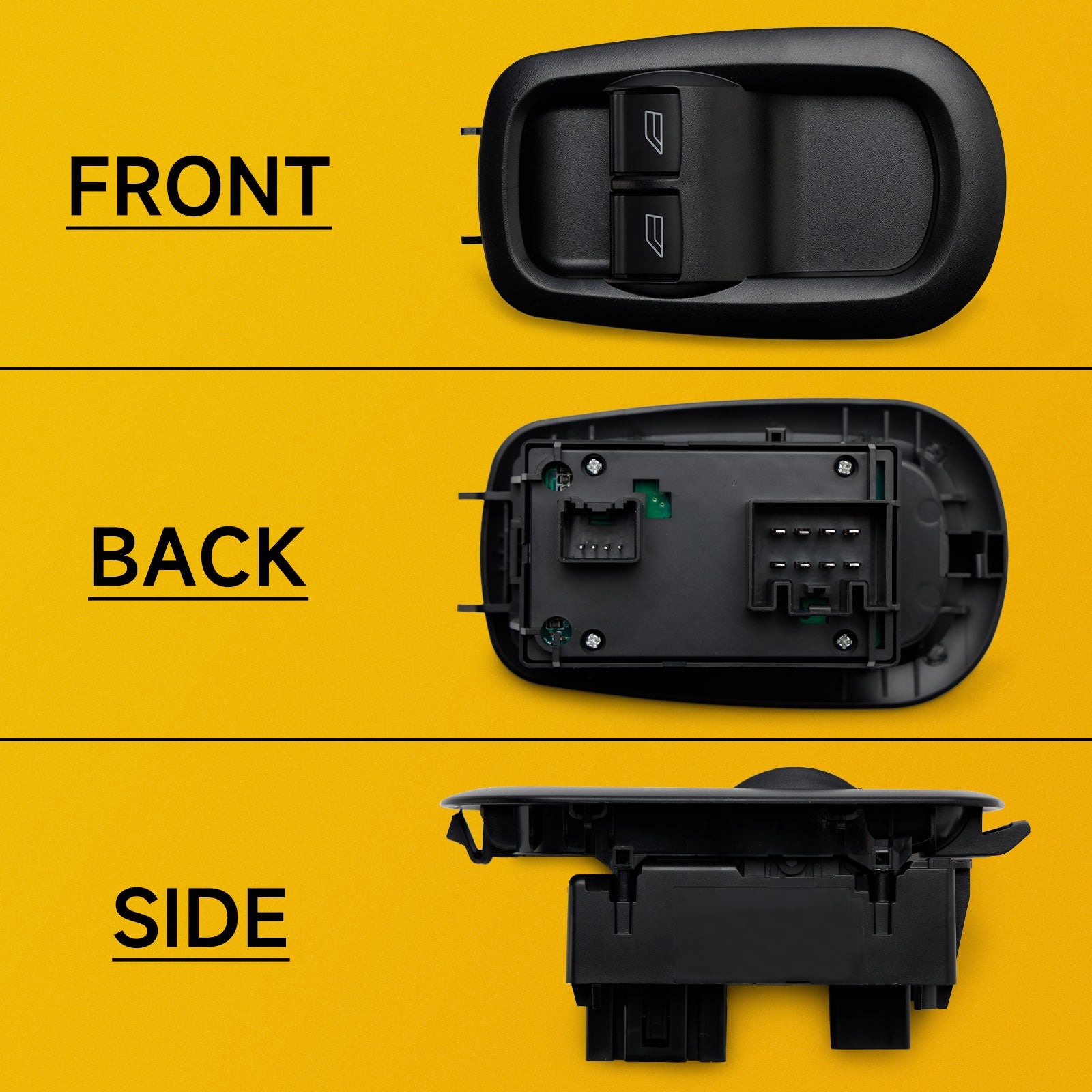 Ford Transit MK8 Custom 2014+ 1791339 Interrupteur double fenêtre pour porte latérale conducteur