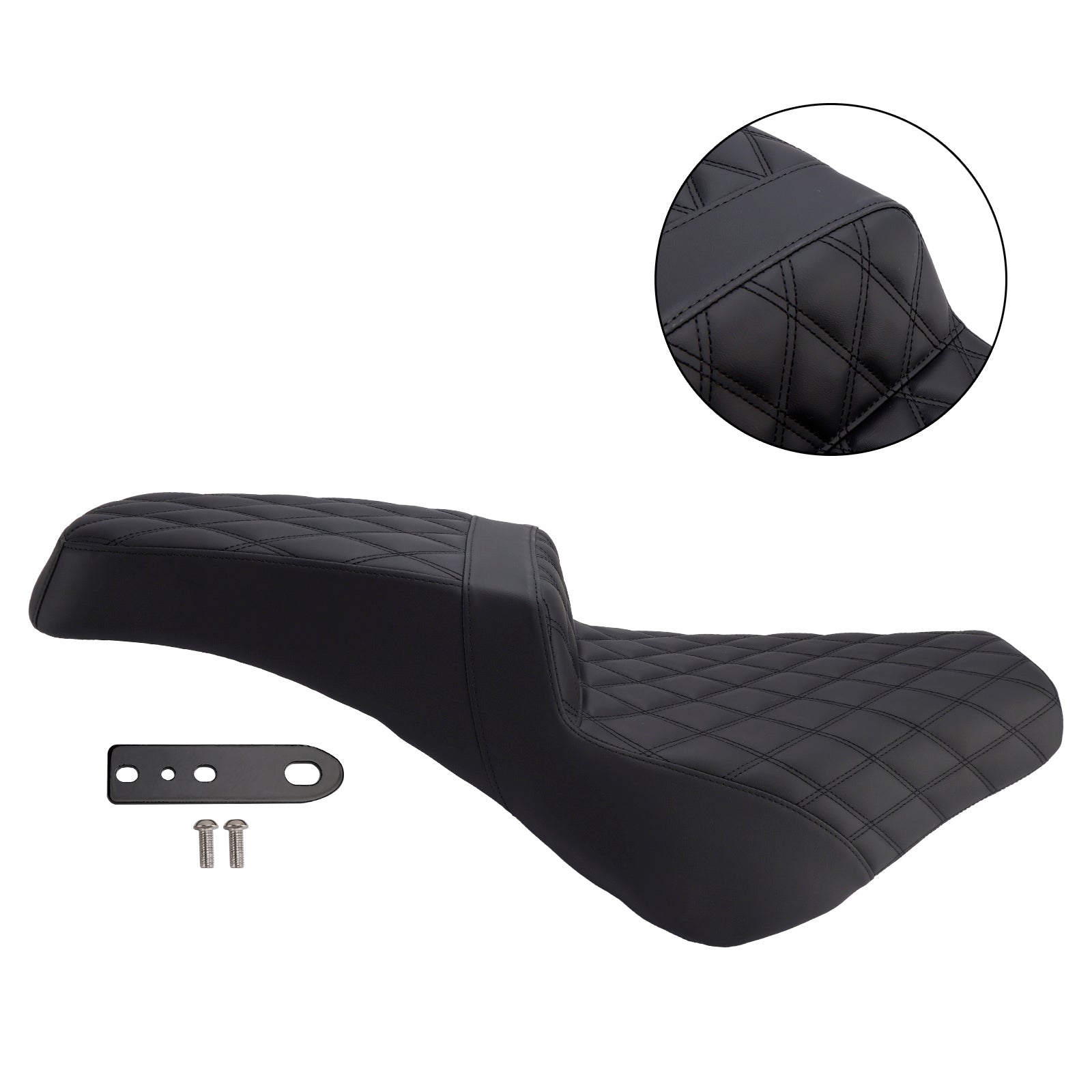 Sella pilota/passeggero con cuscino completo a coste per Street Bob 114 Softail 2021-2025